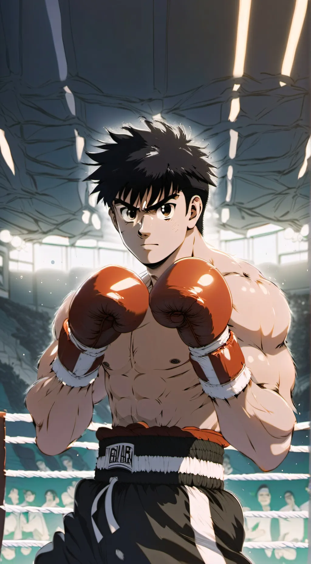 ai character: Ippo Makunouchi  background