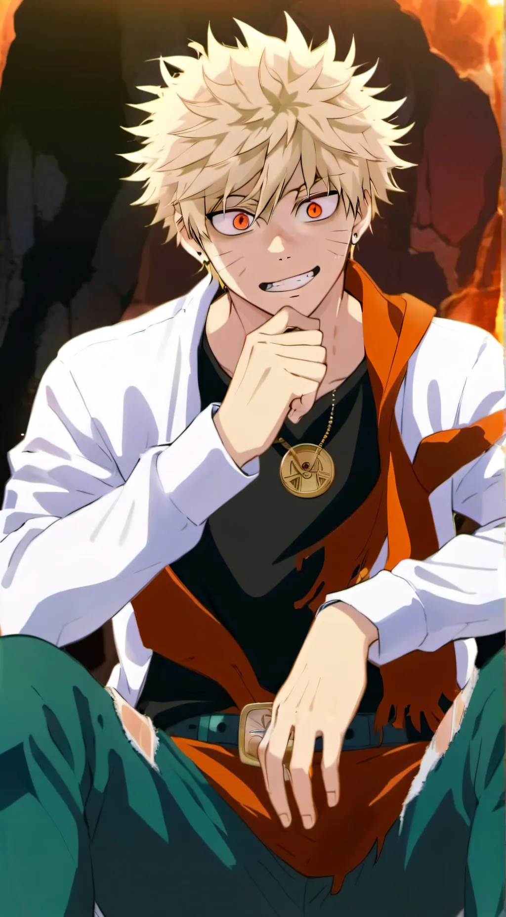 ai character: bakugo katsuki background