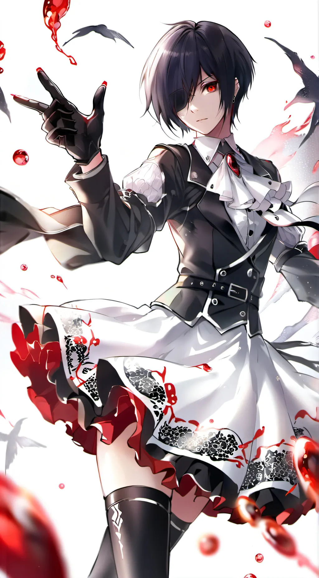 ai character: touka  background