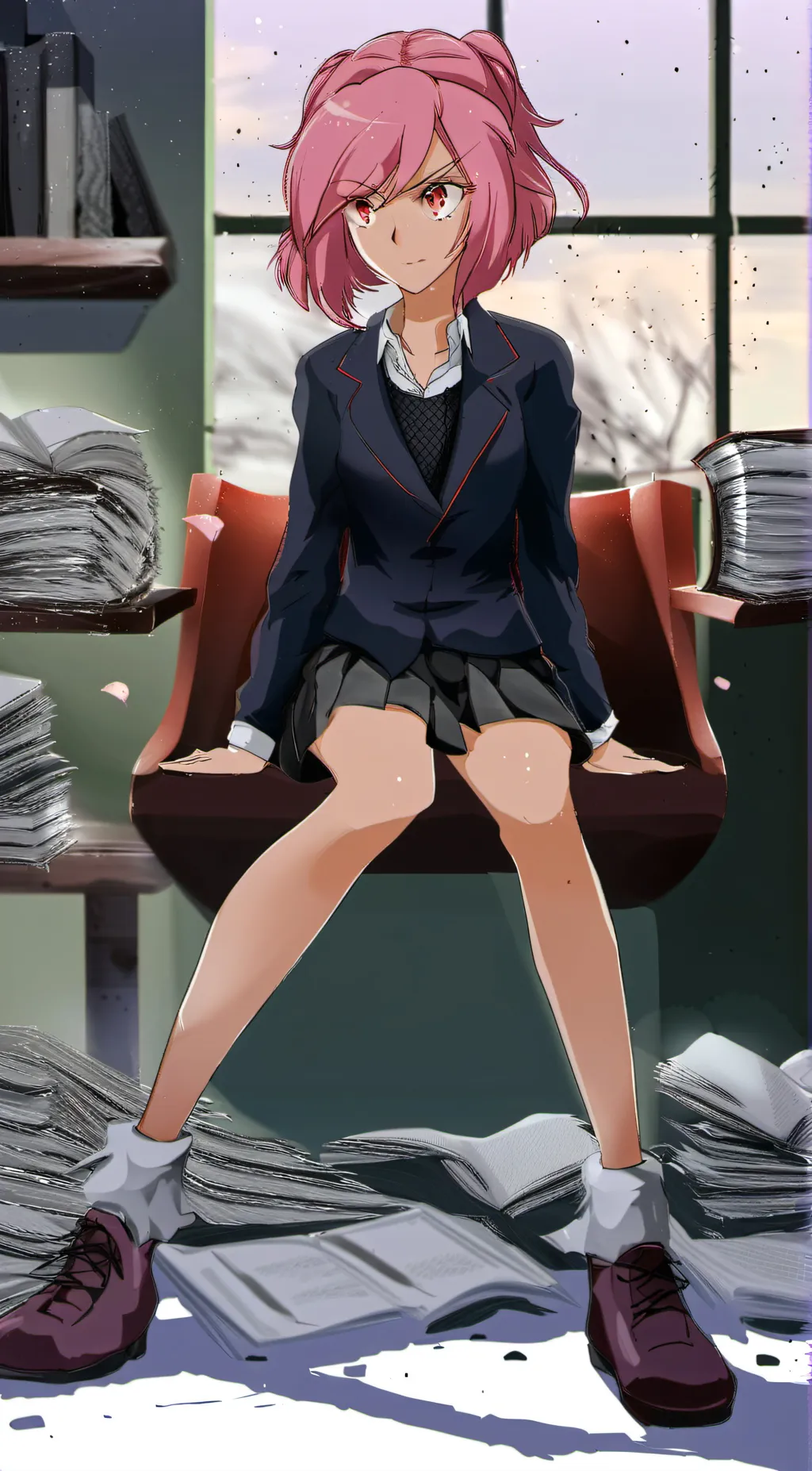 ai character: Natsuki background