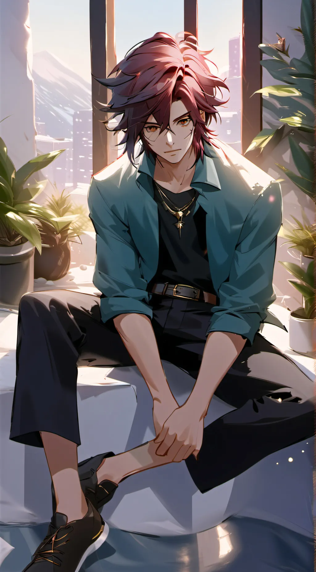ai character: angel background