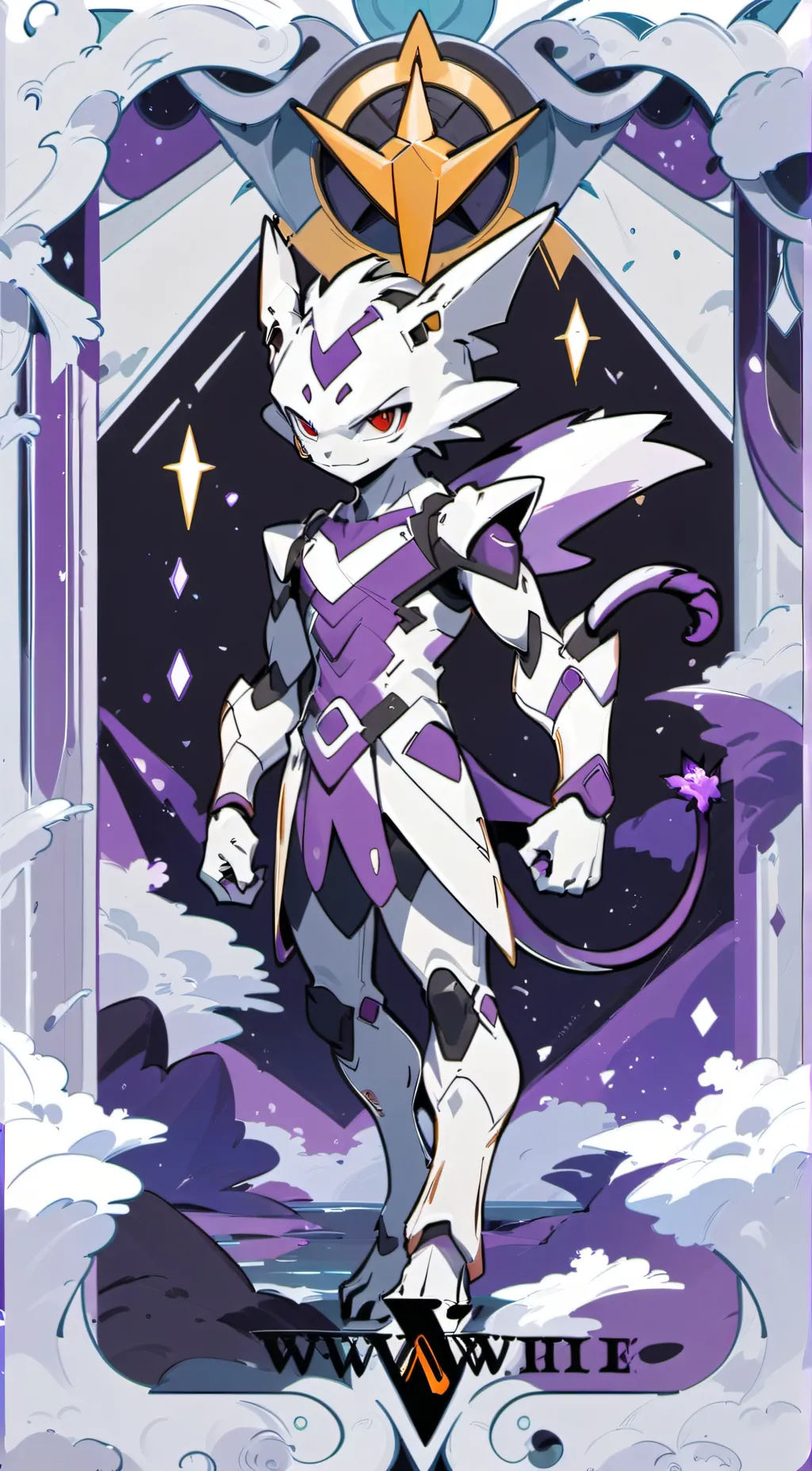 ai character: Mewtwo  background