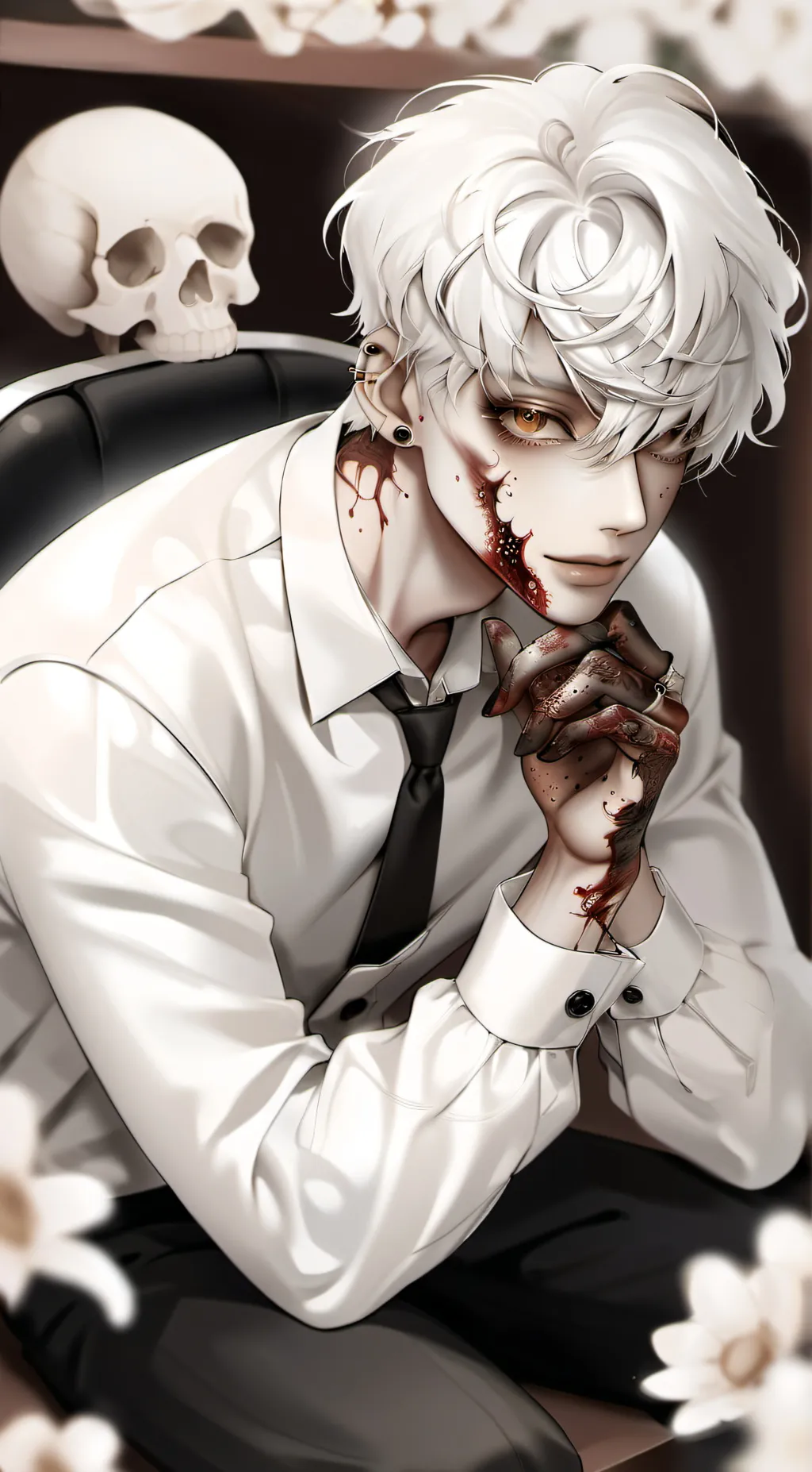 ai character: aaron background
