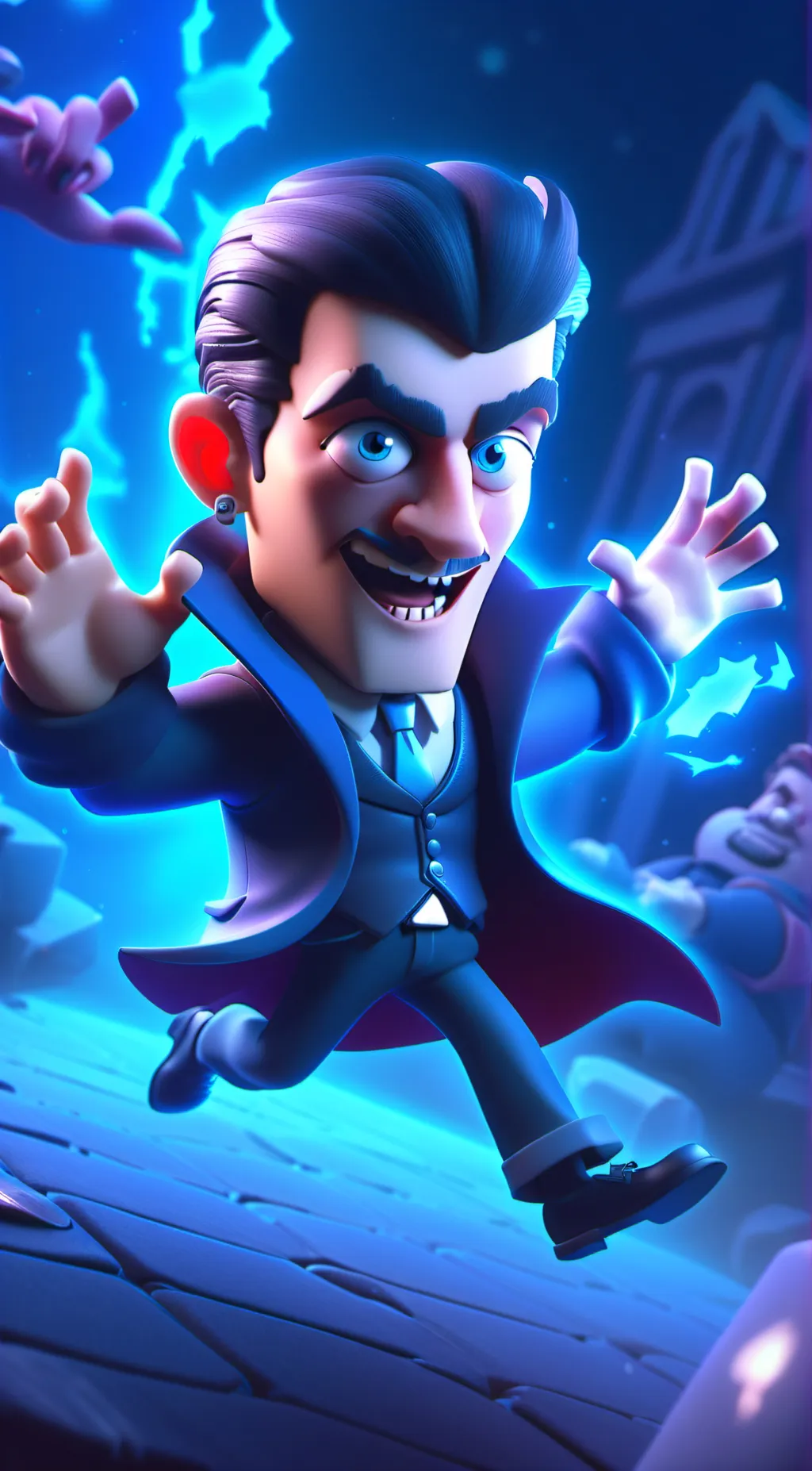 ai character: Apple  background