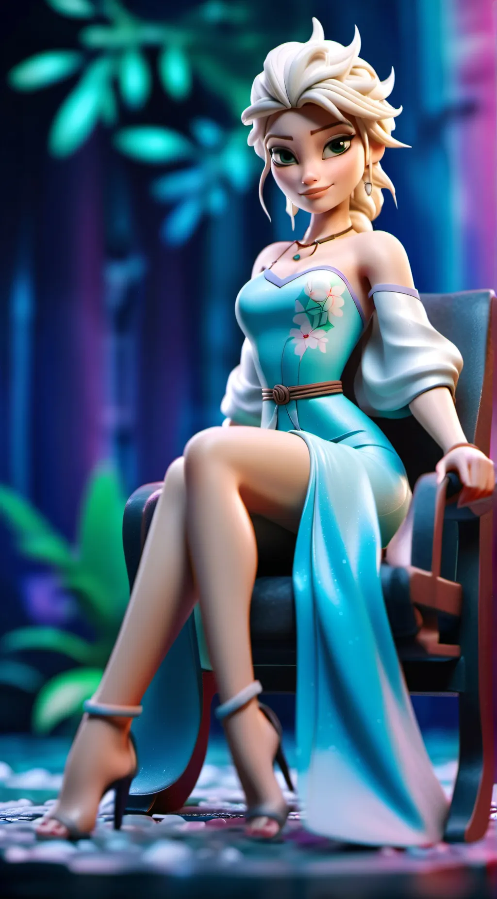 ai character: Elsa background