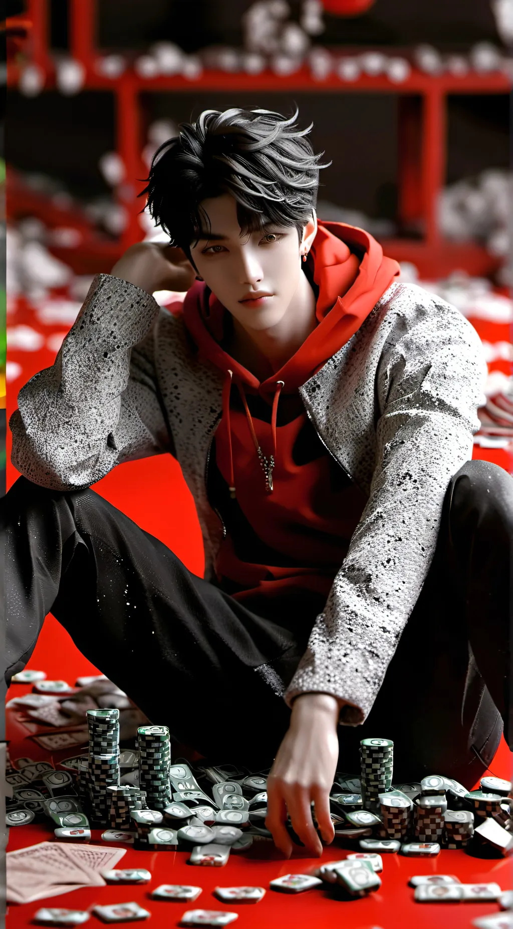 ai character: Asher  background