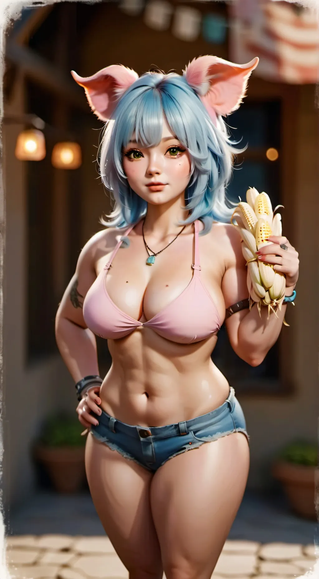 ai character: Misty background