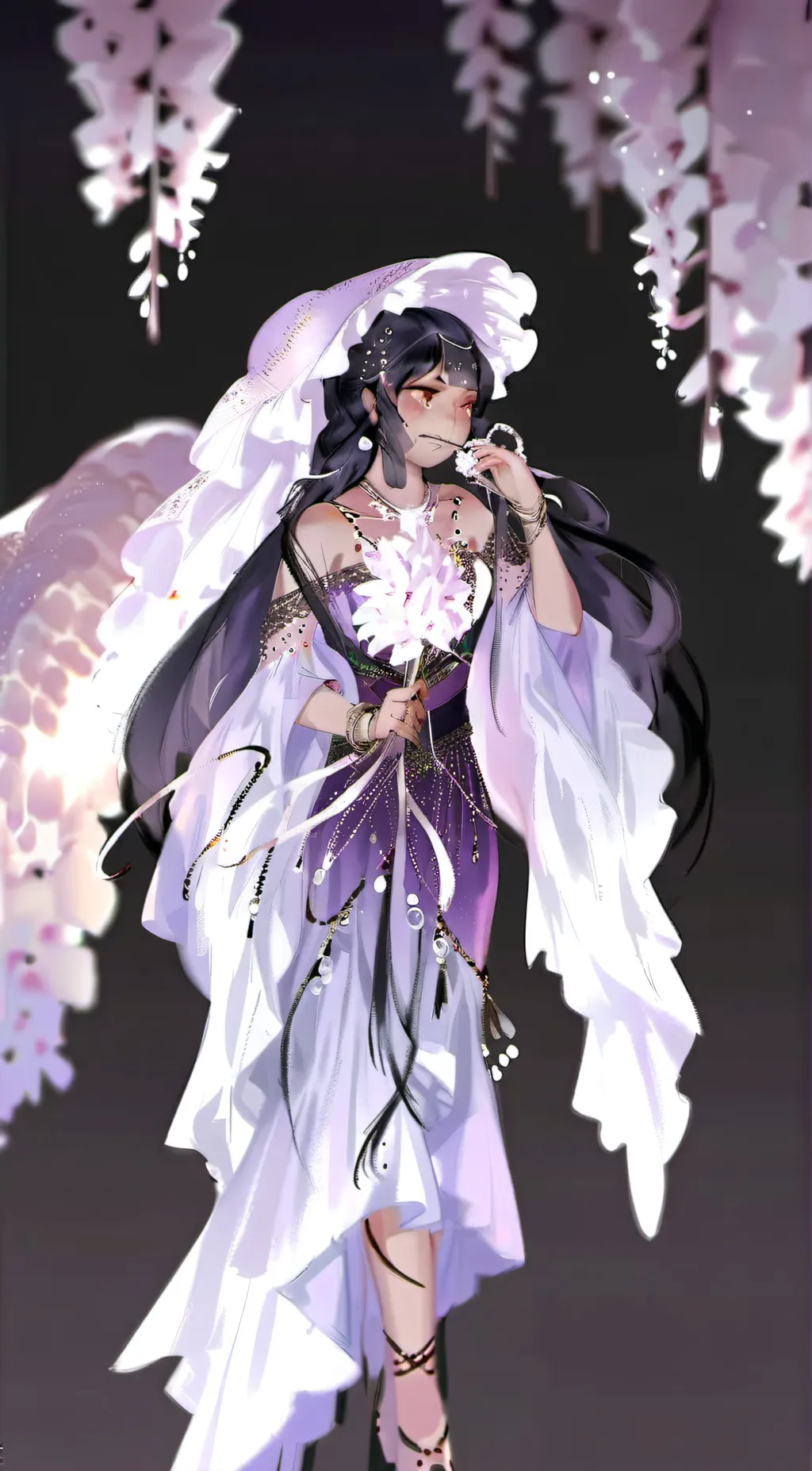 ai character: Rose background