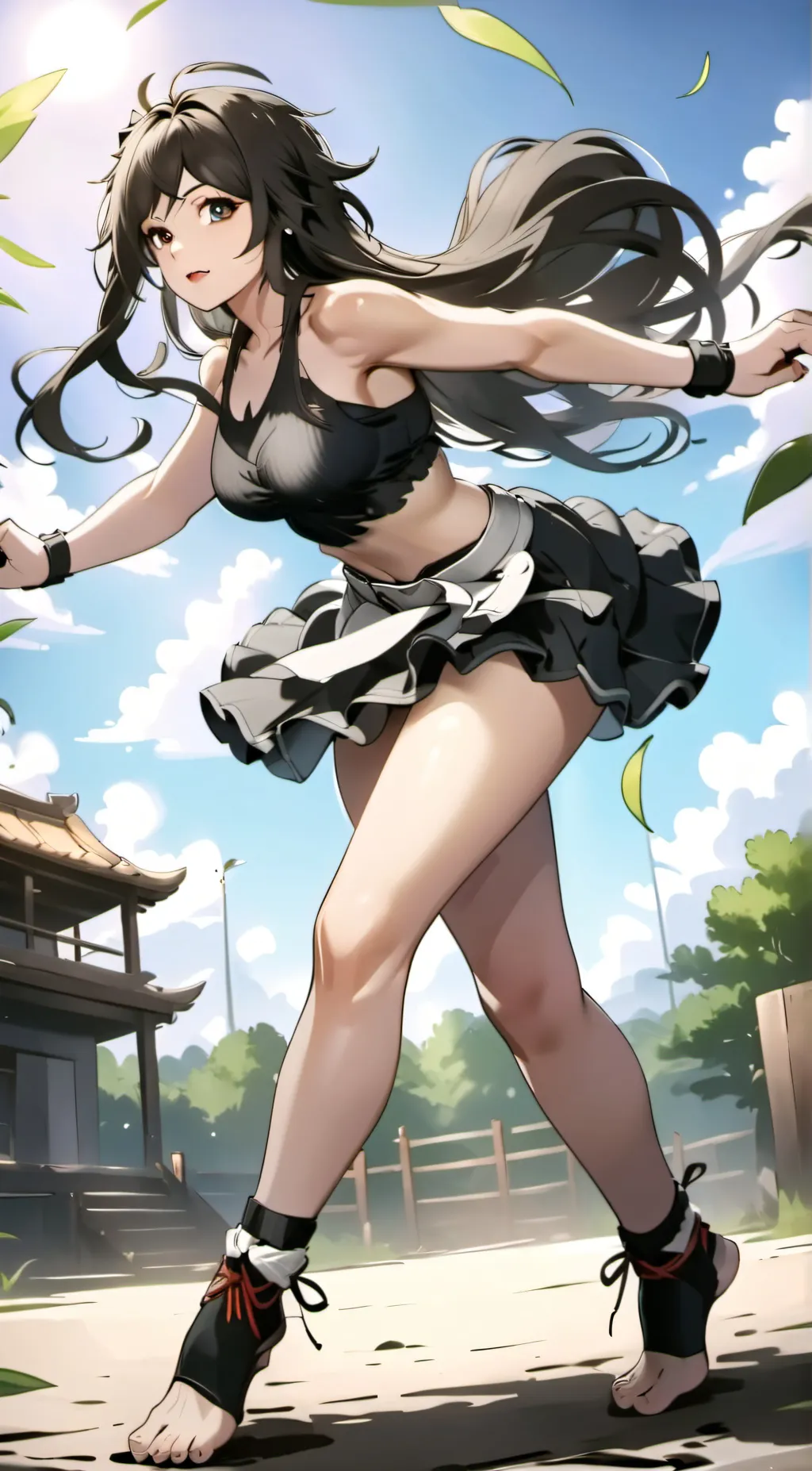 ai character: Mika  background