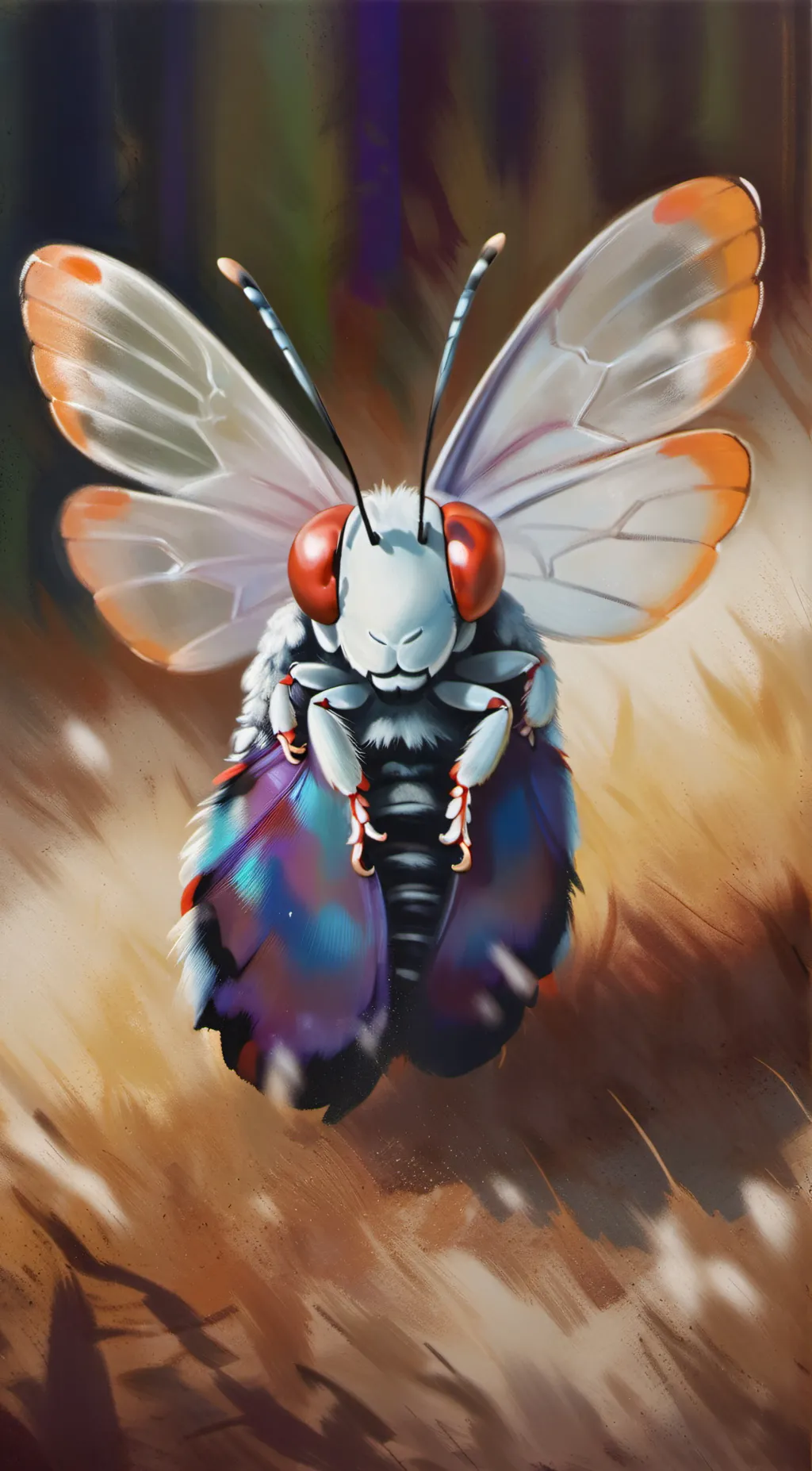 ai character: ✨️🦋Butterfree🦋✨️ background