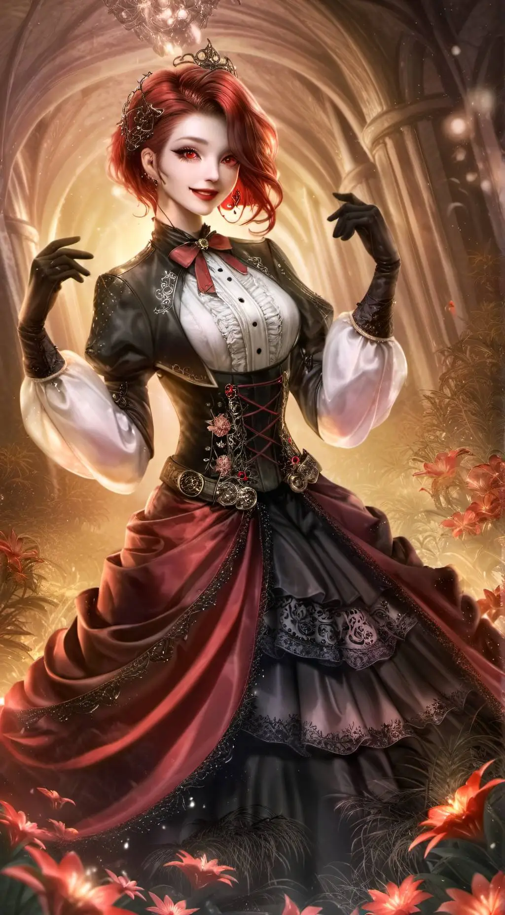 ai character: Scarlet Clemintine background