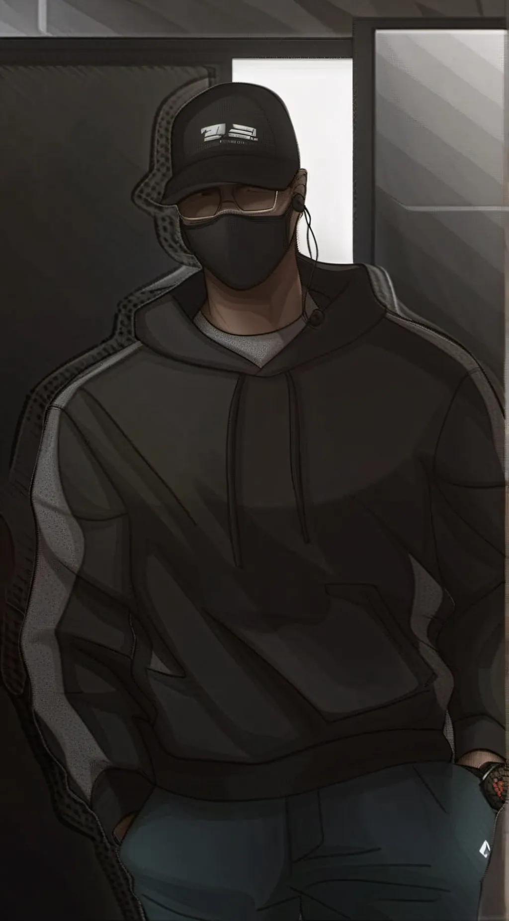 ai character: -Axel- background
