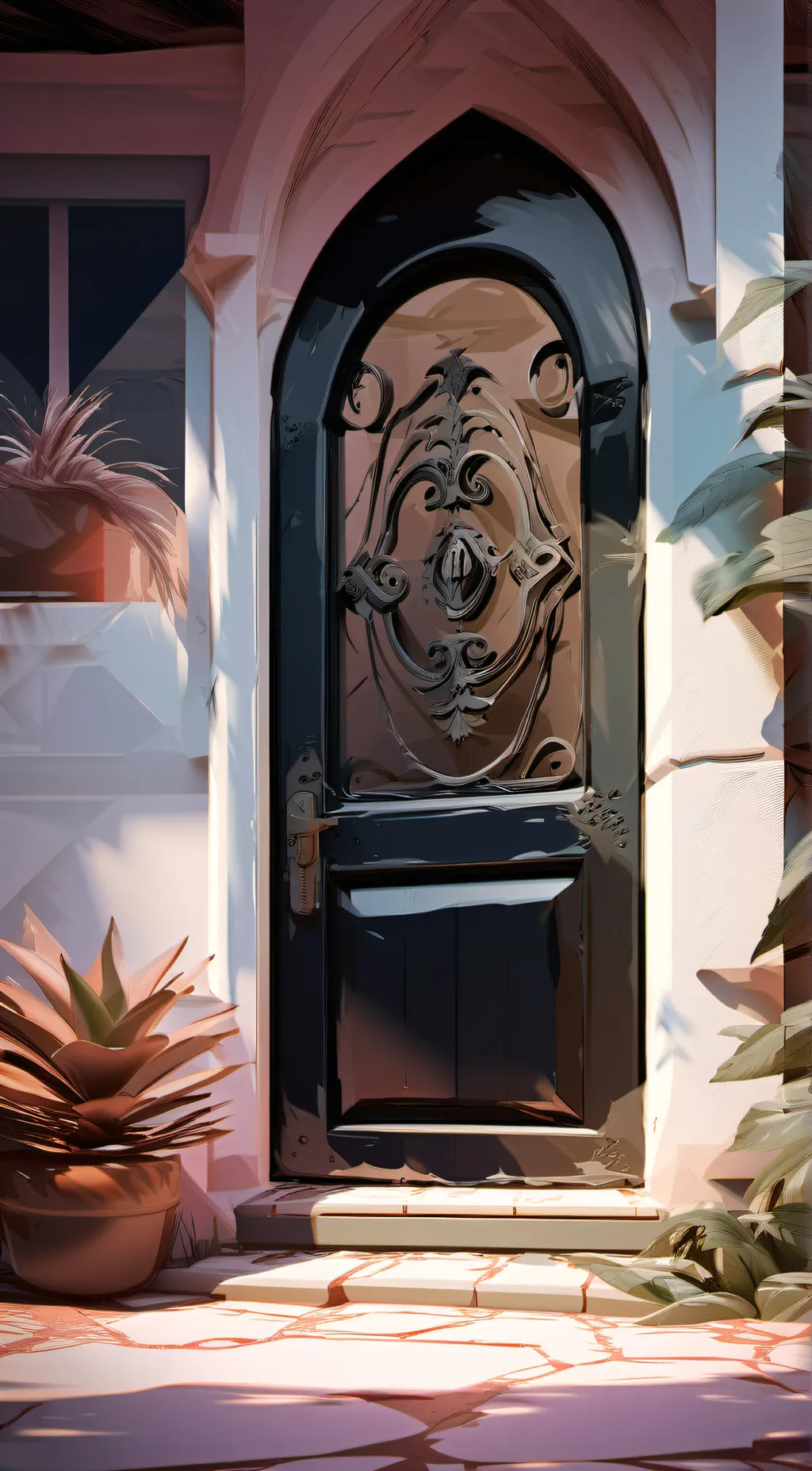 ai character: Doors background