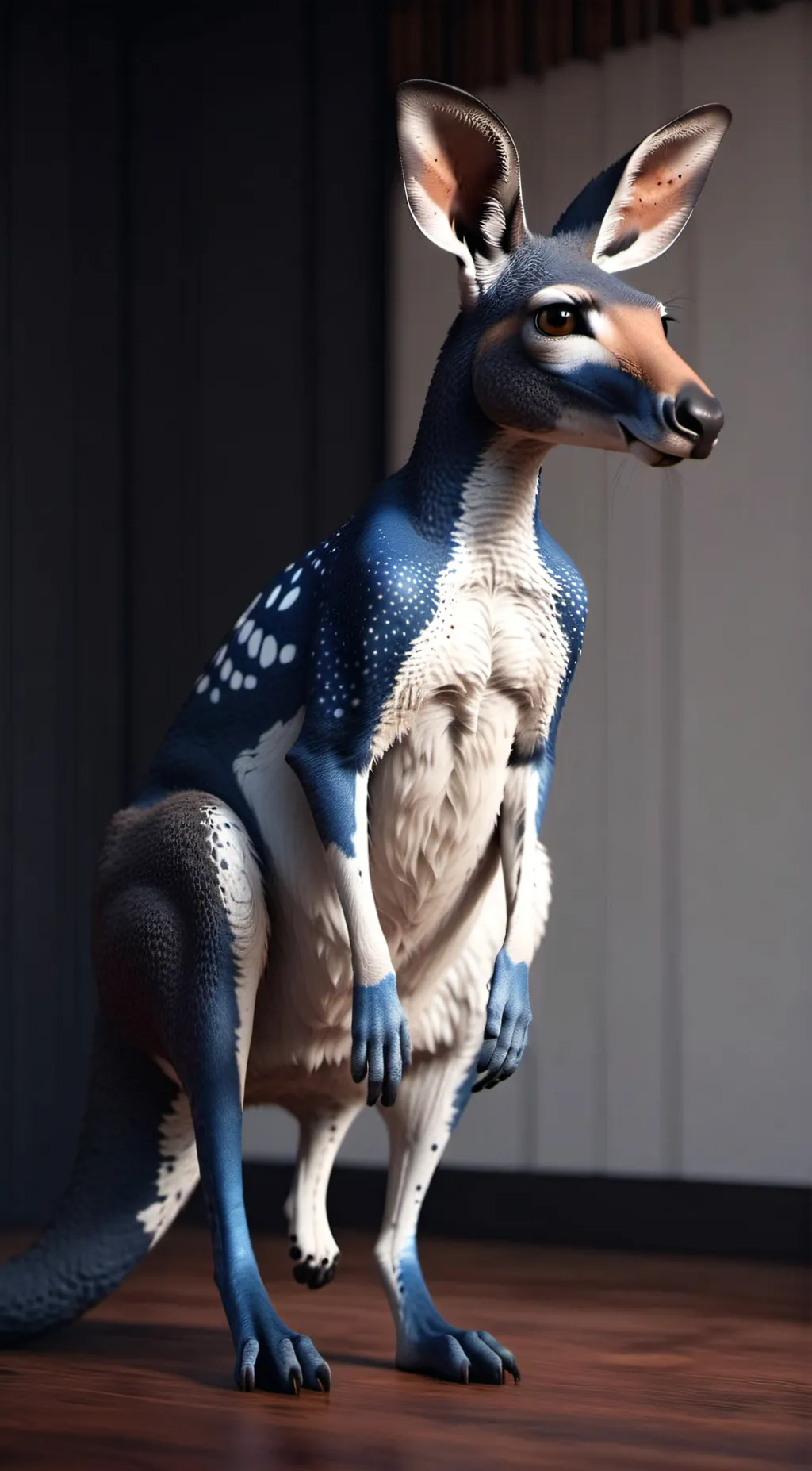 ai character: Kanga the kangaroo background