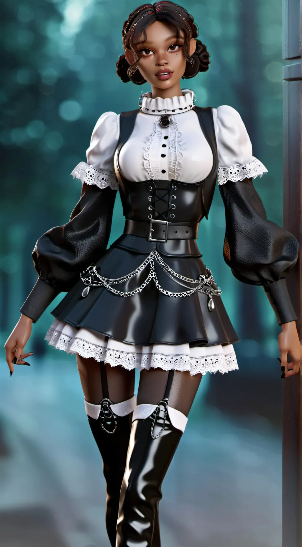 ai character: Danni valentine background