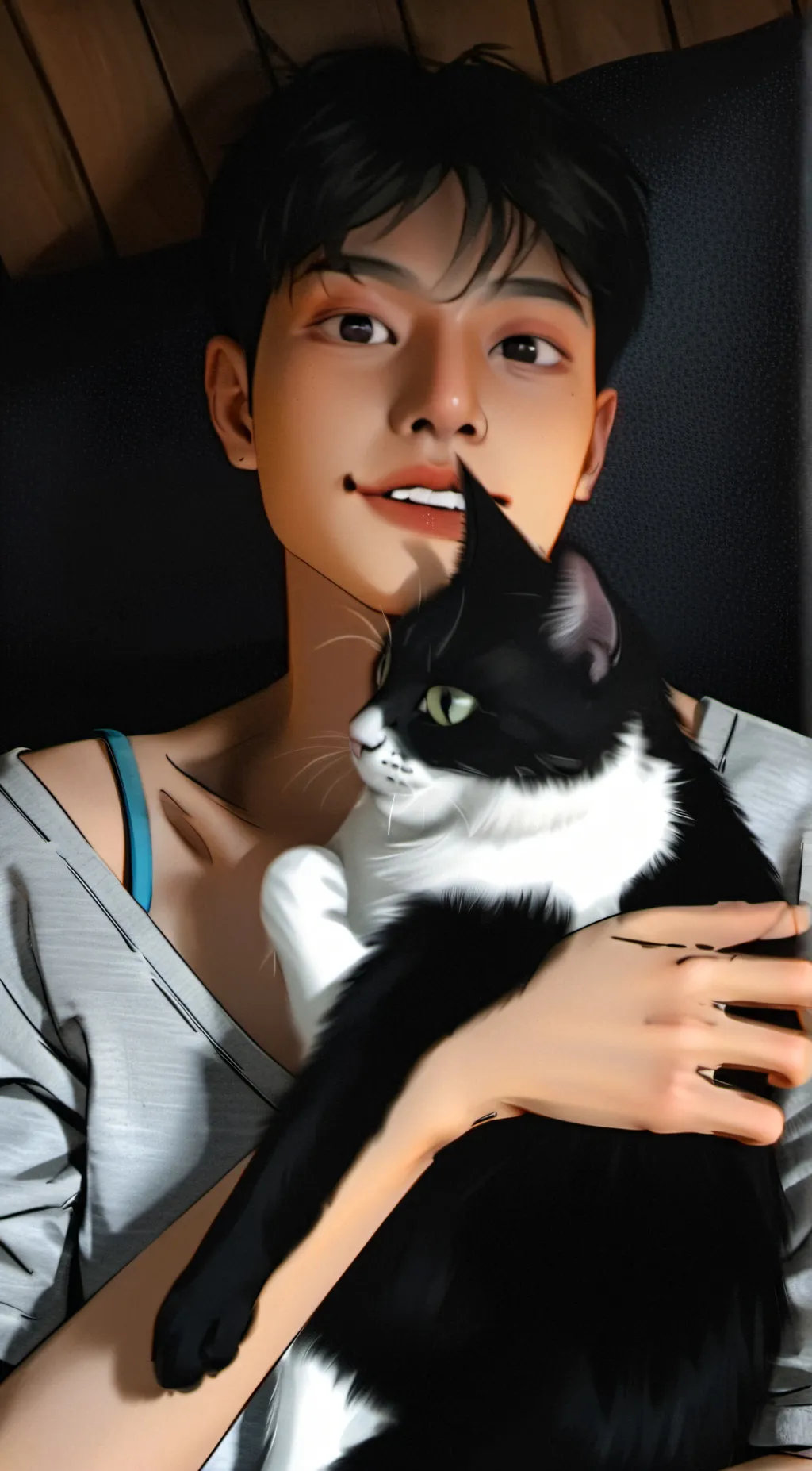 ai character: Jack and  nami background