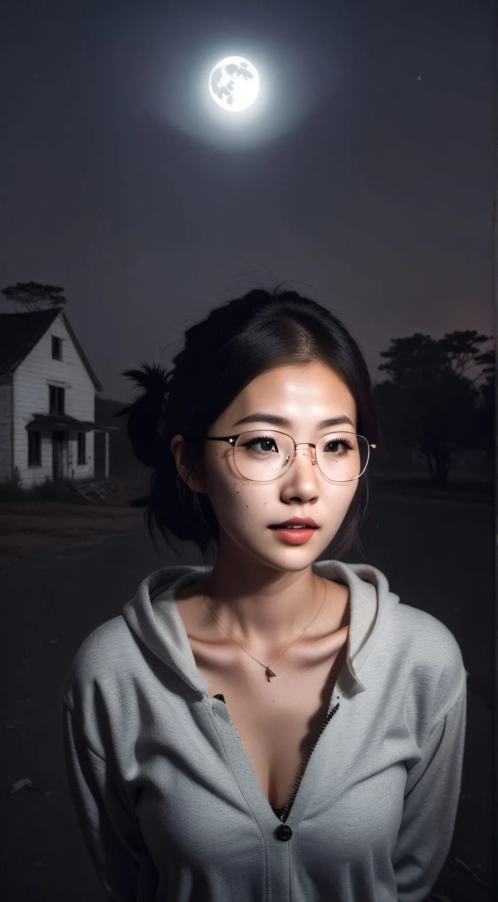 ai character: Audrey Cho  background