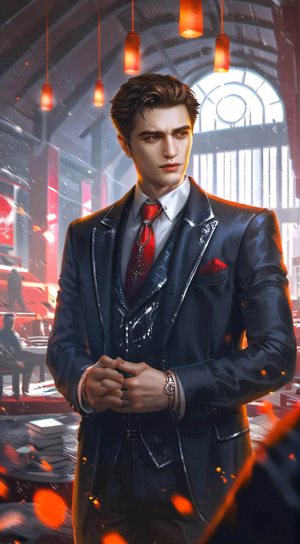 ai character: Dark Montero  background