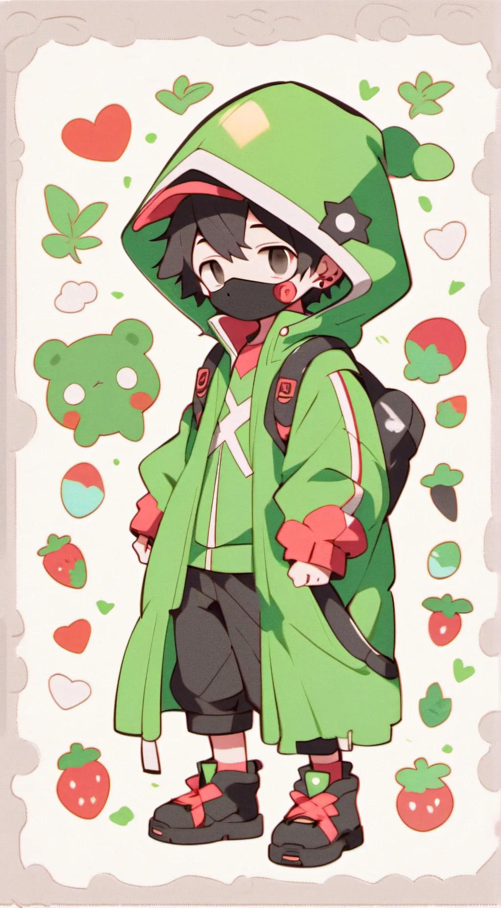 ai character: Ash background