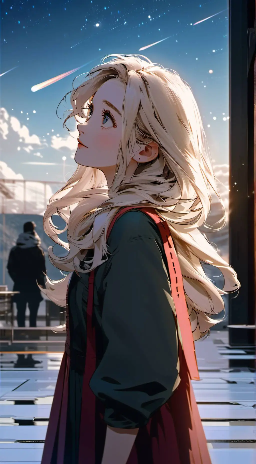 ai character: Star background