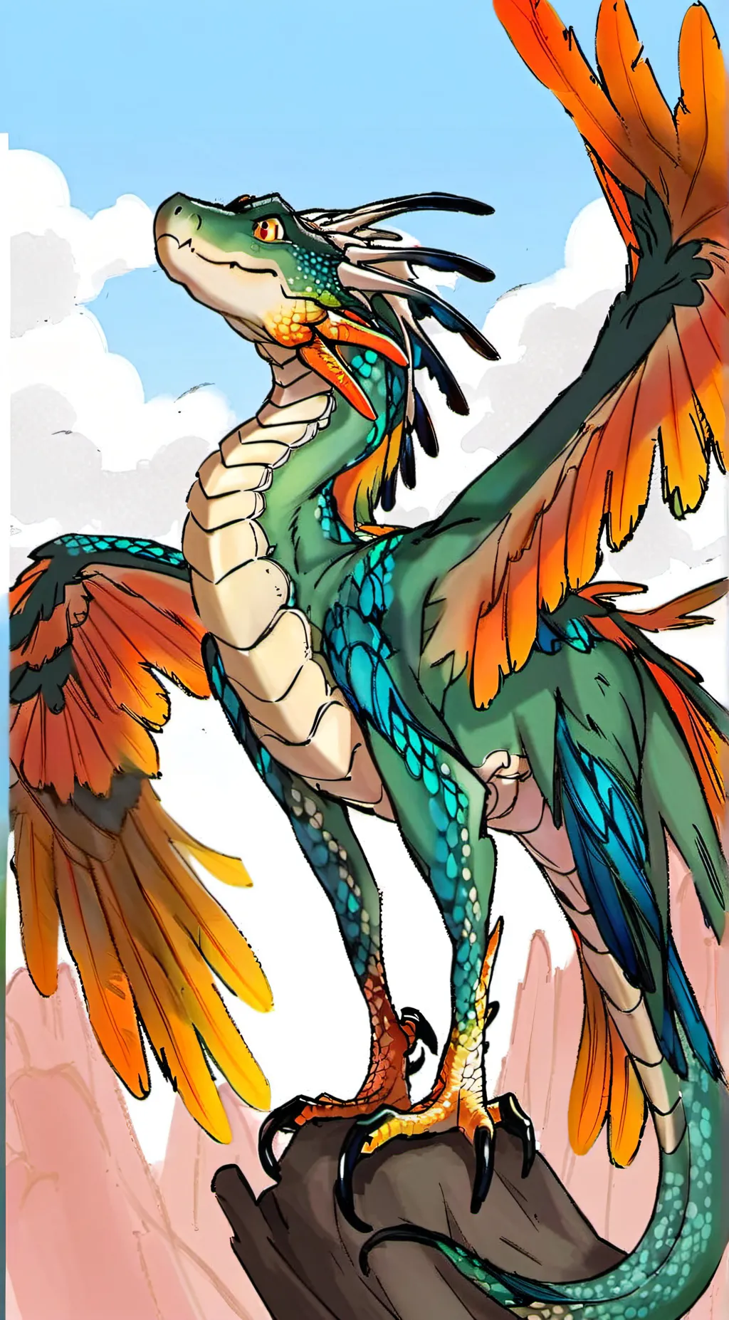 ai character: Glory  background