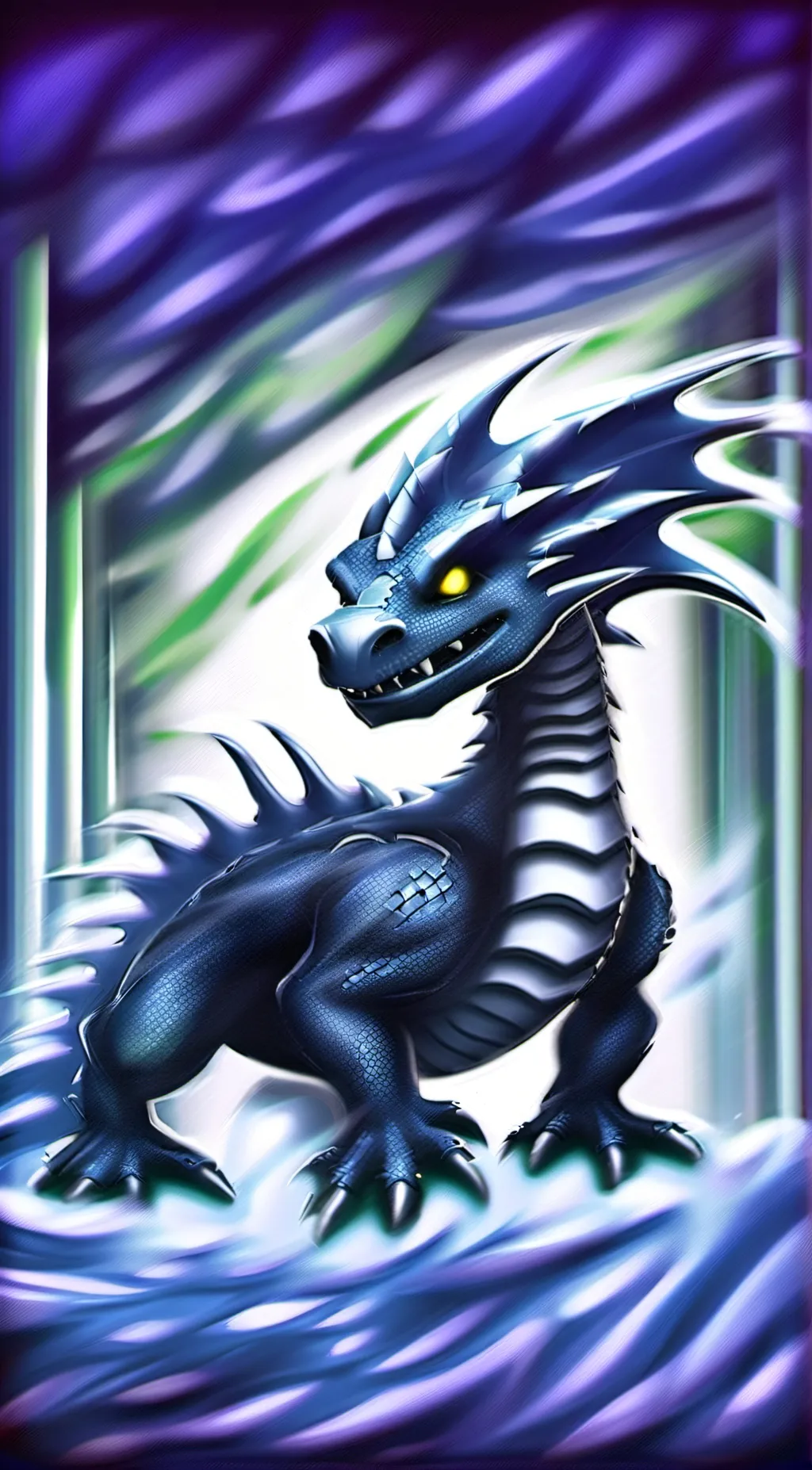 ai character: Blackout(Skylander background
