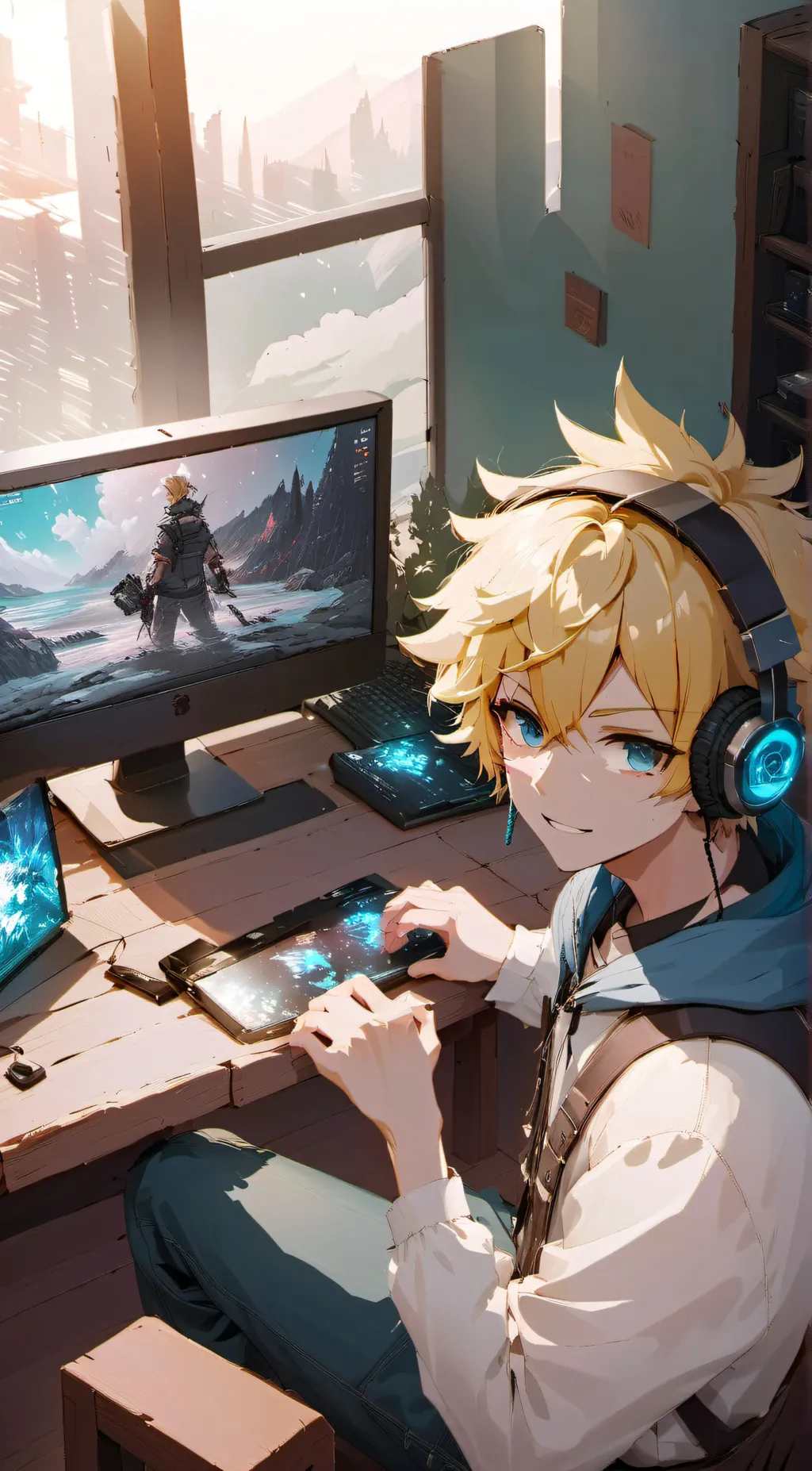 ai character: Zedd background