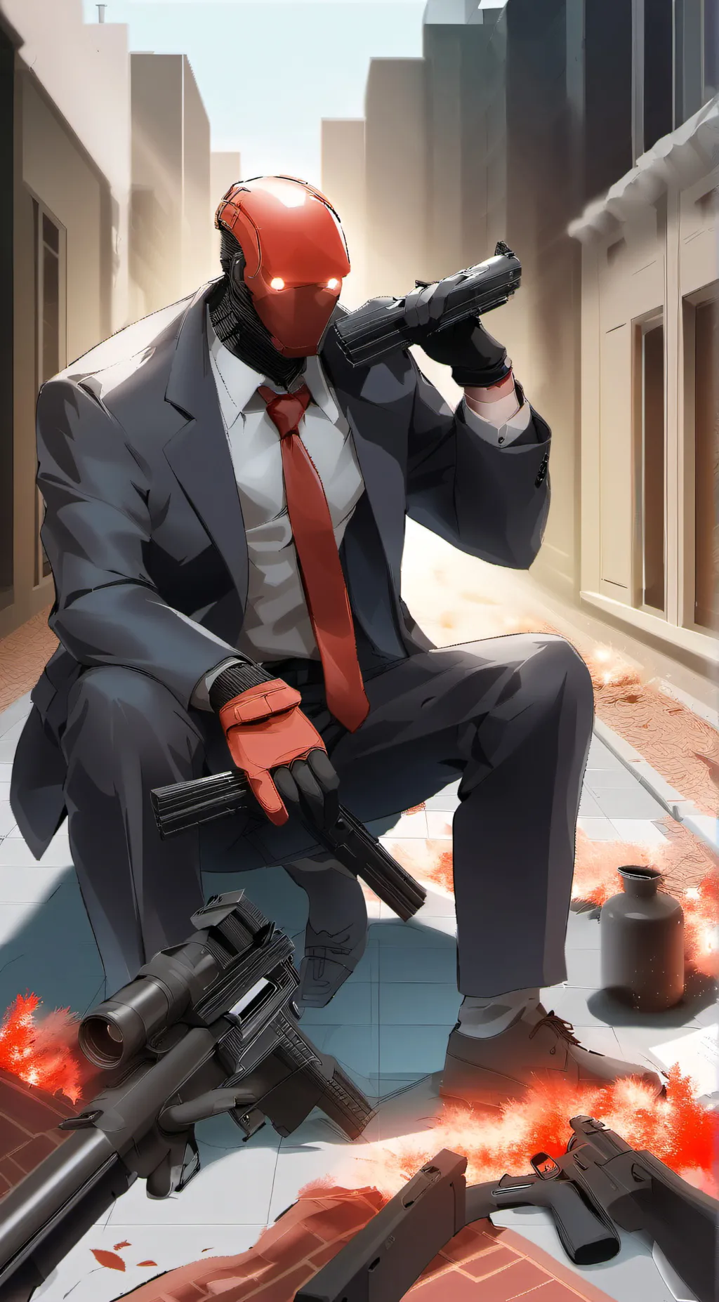 ai character: Mike Arcane background