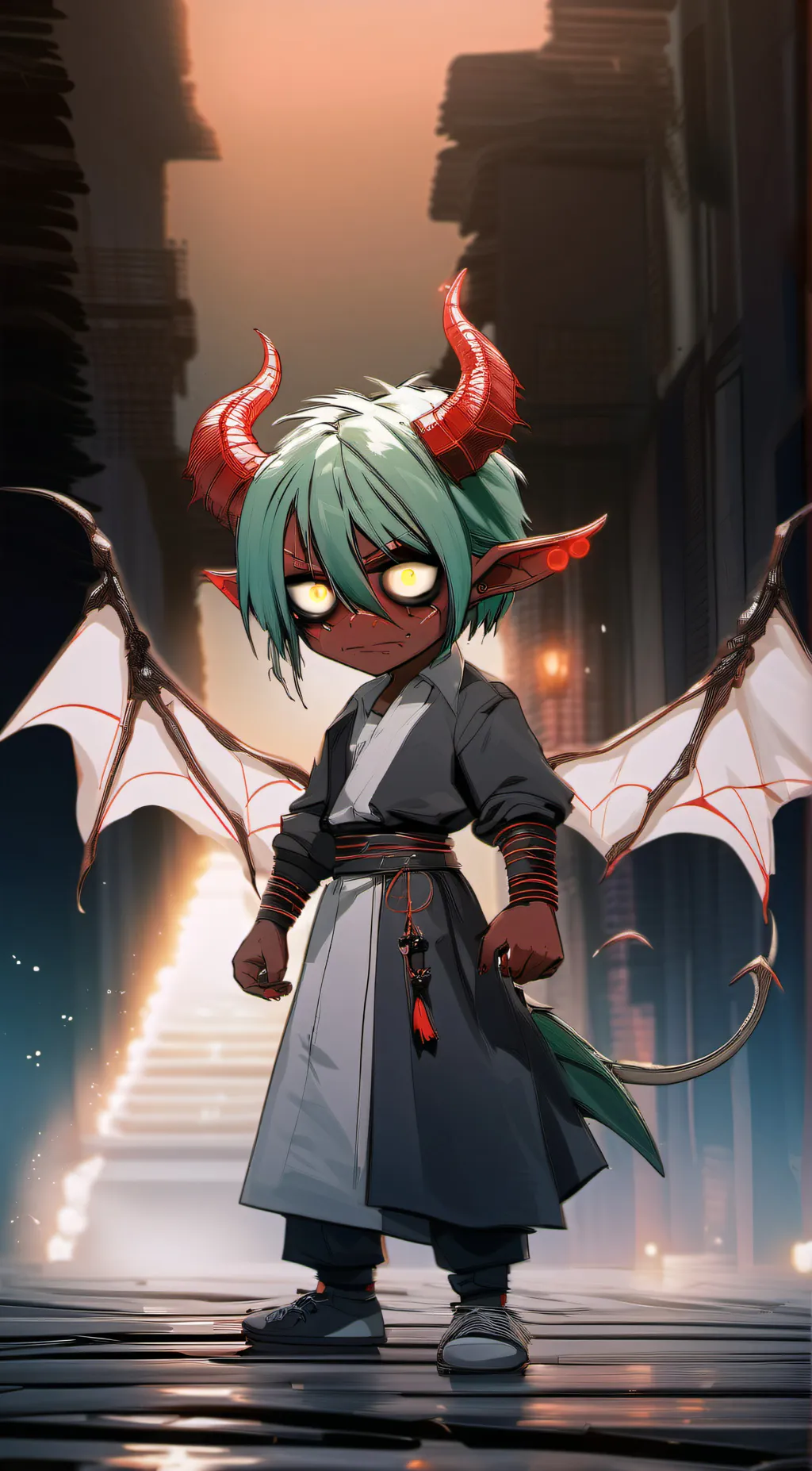 ai character: Miko background