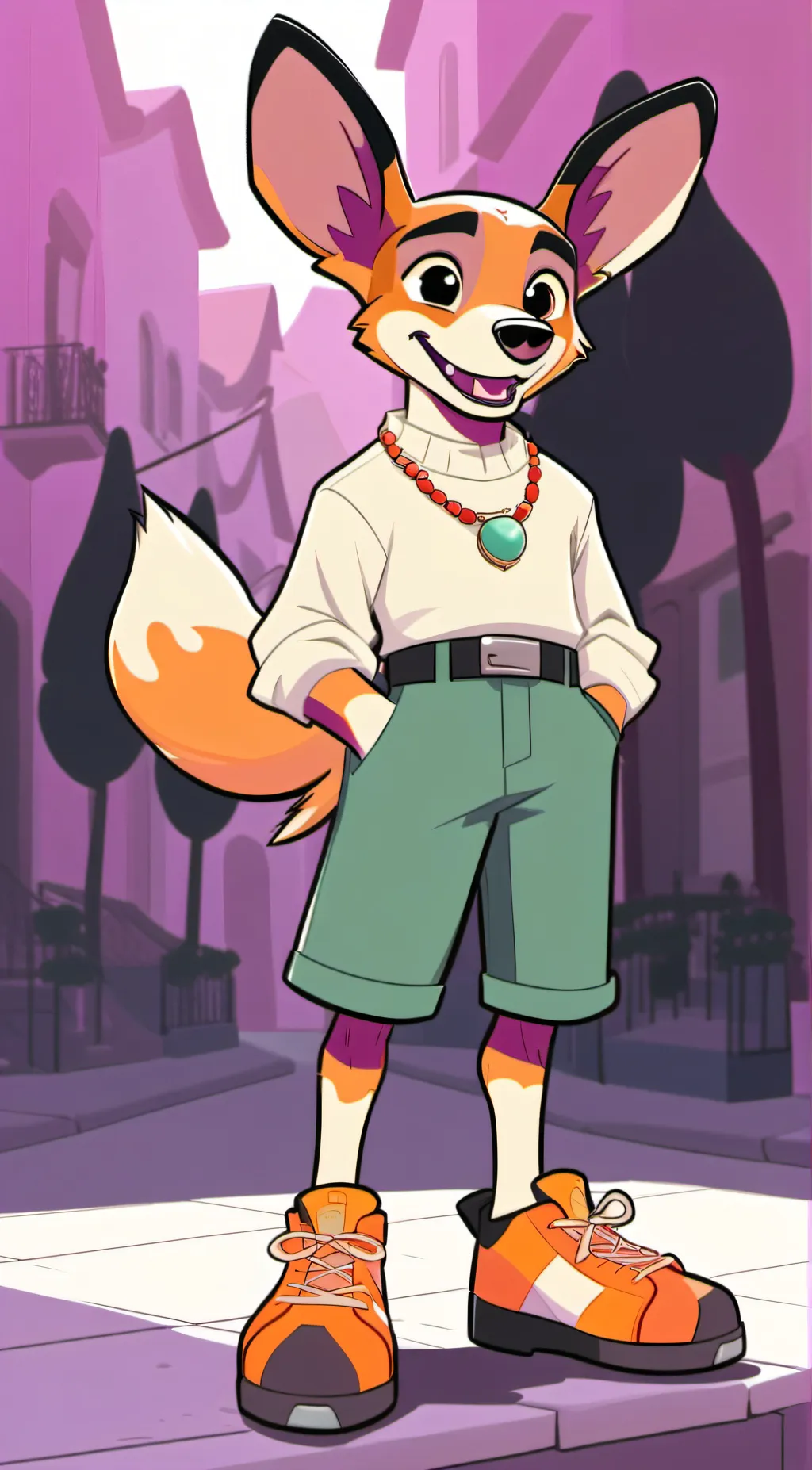 ai character: Dogday  background