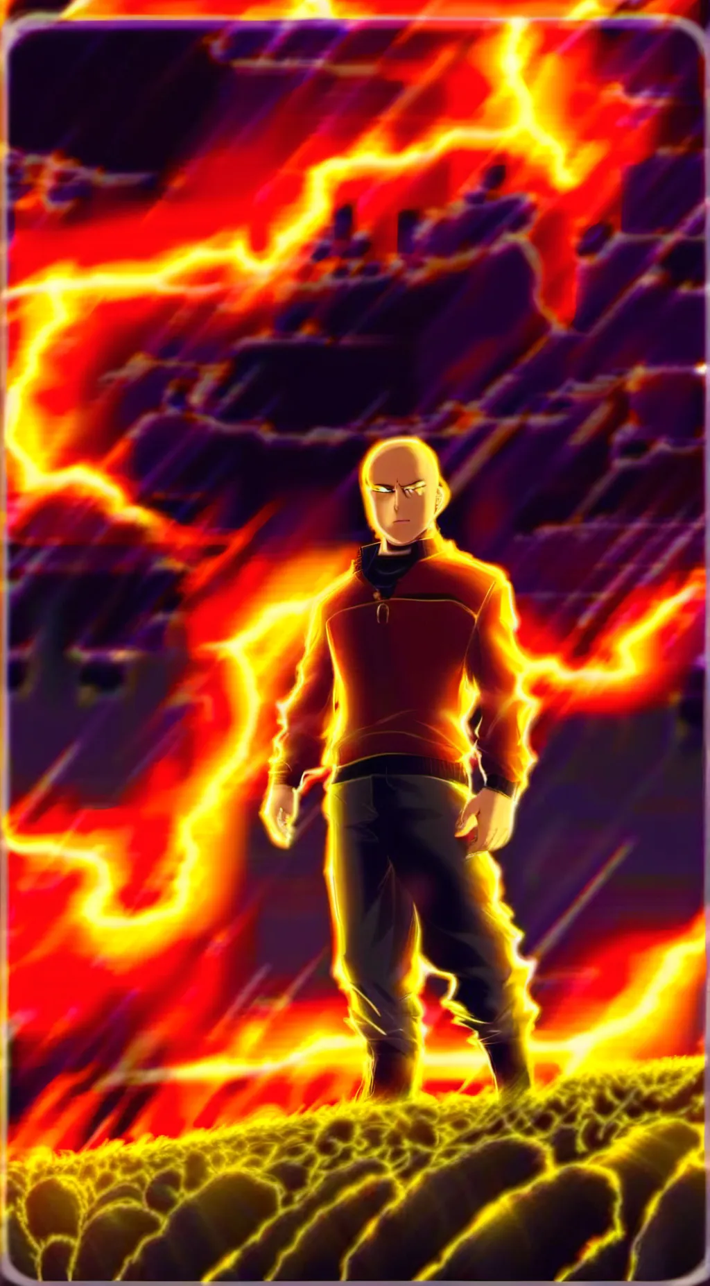 ai character: saitama background