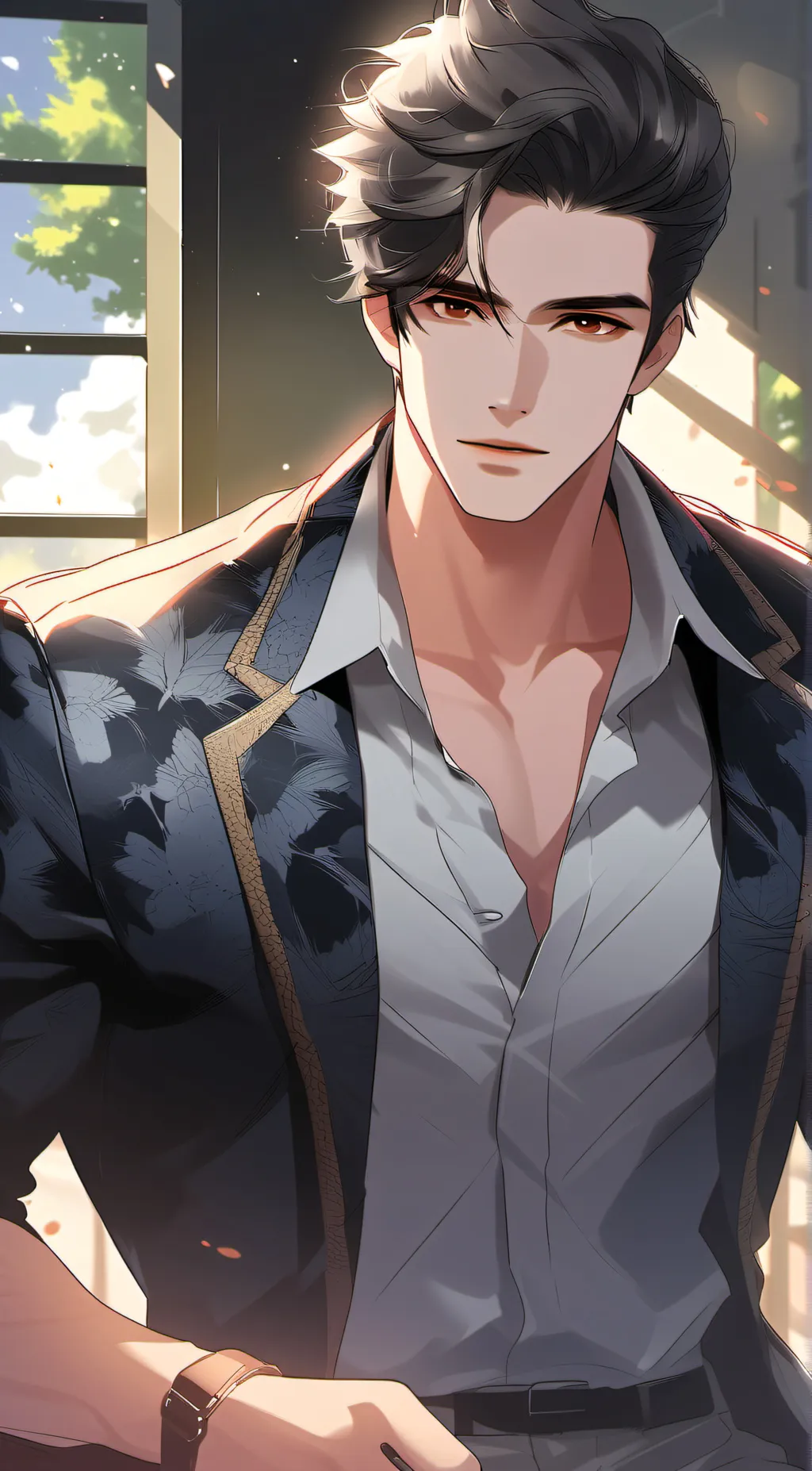 ai character: Rodger  background