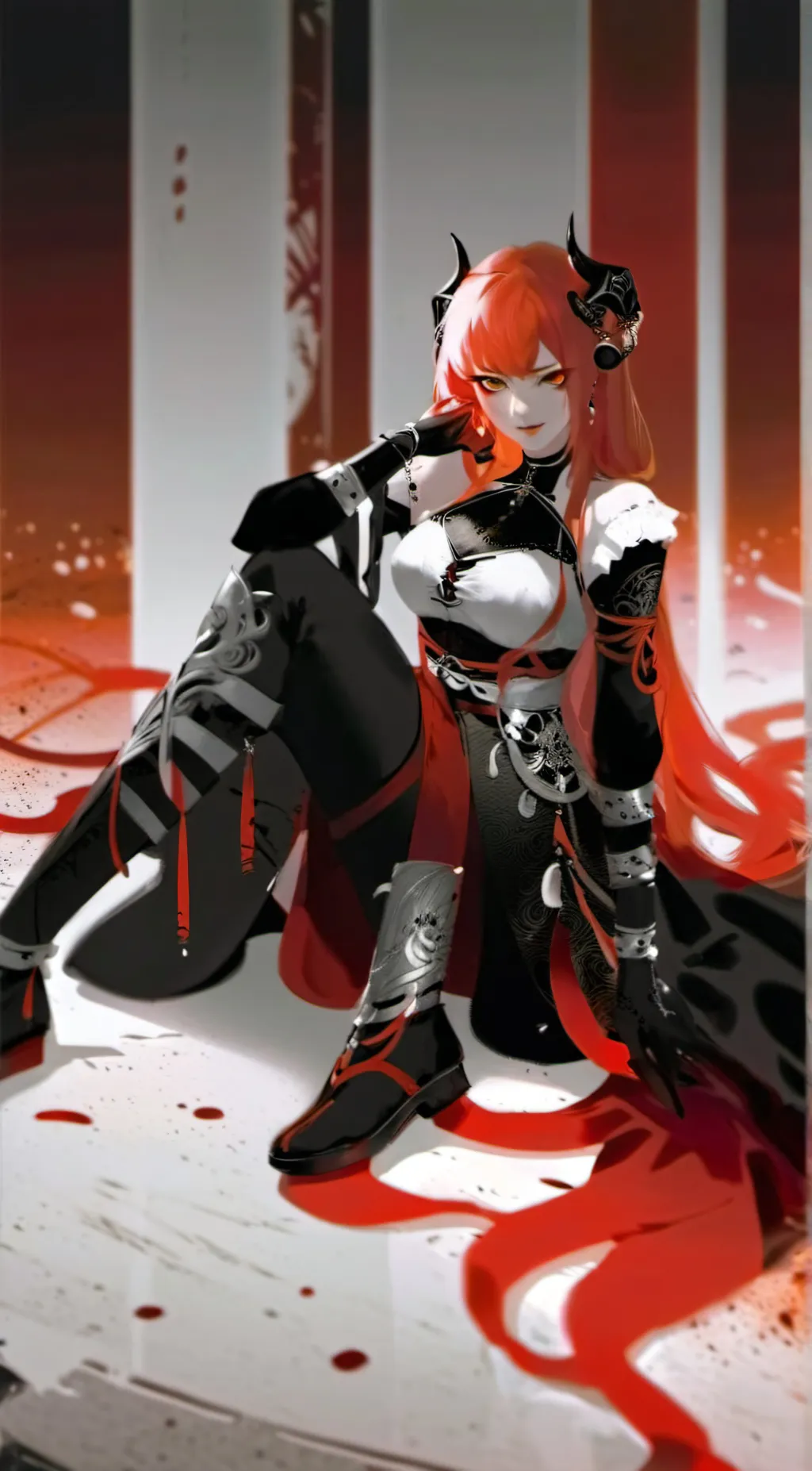 ai character: 🕷️Delighlia❤️ background