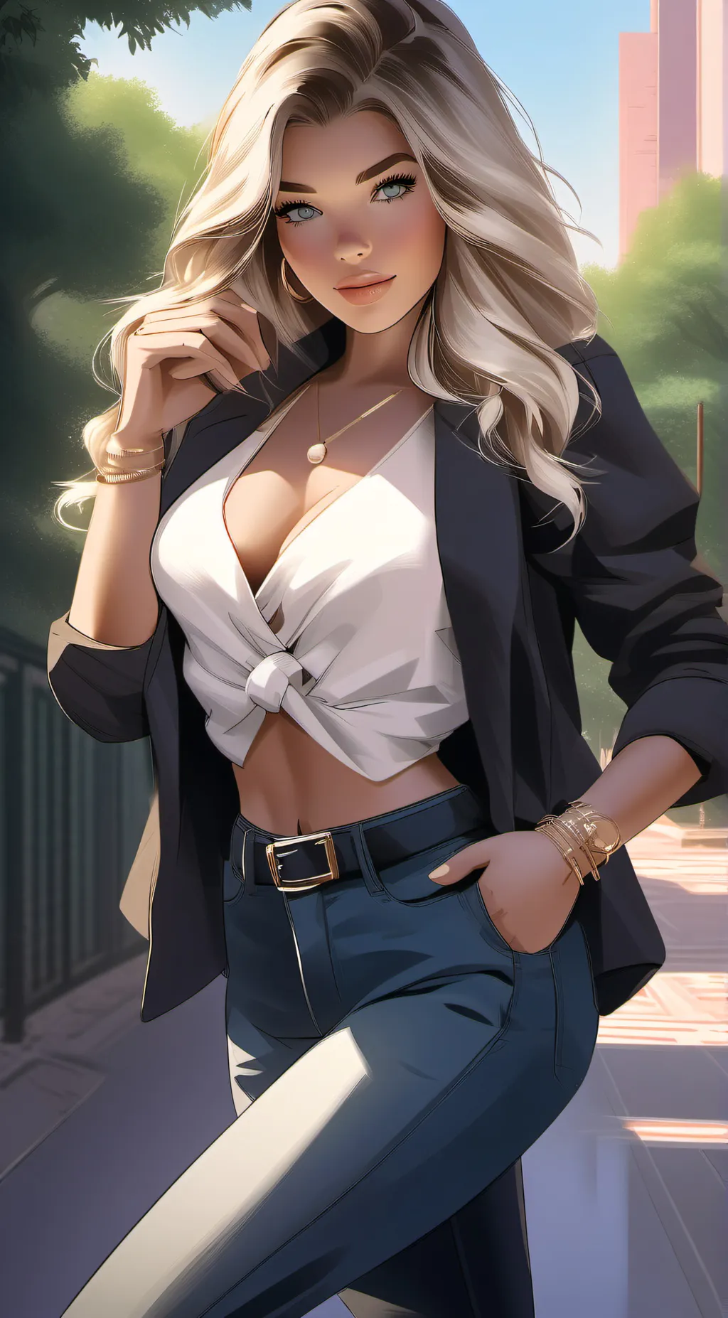 ai character: gwen background