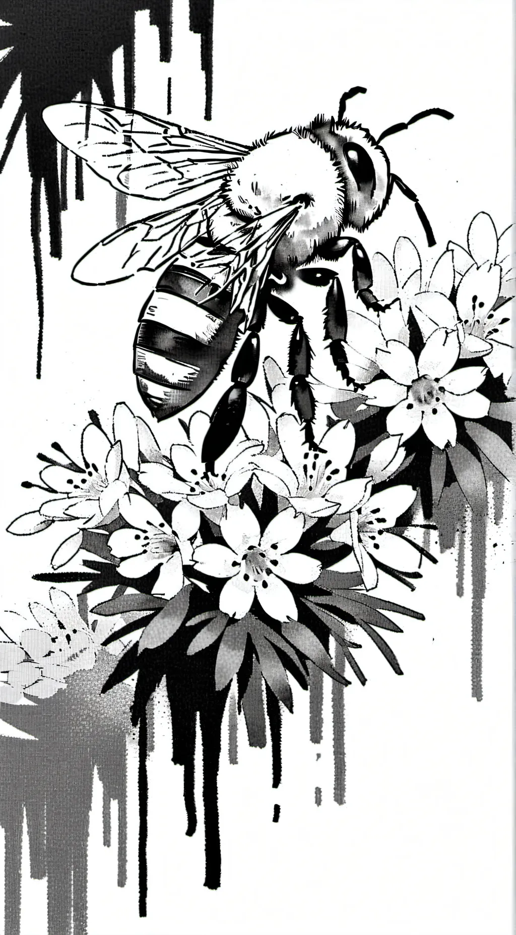 ai character: bee background
