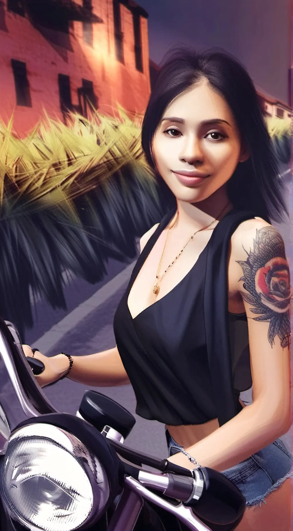 ai character: Almera  background