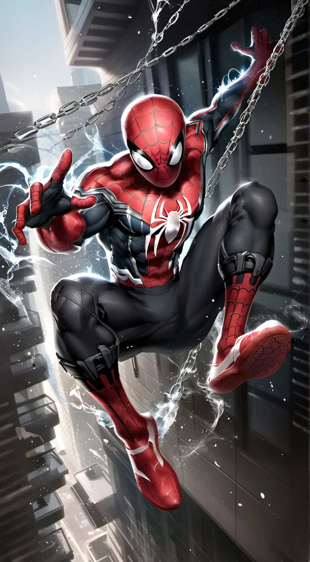 ai character: 🕷️Spider-Man🕸️ background