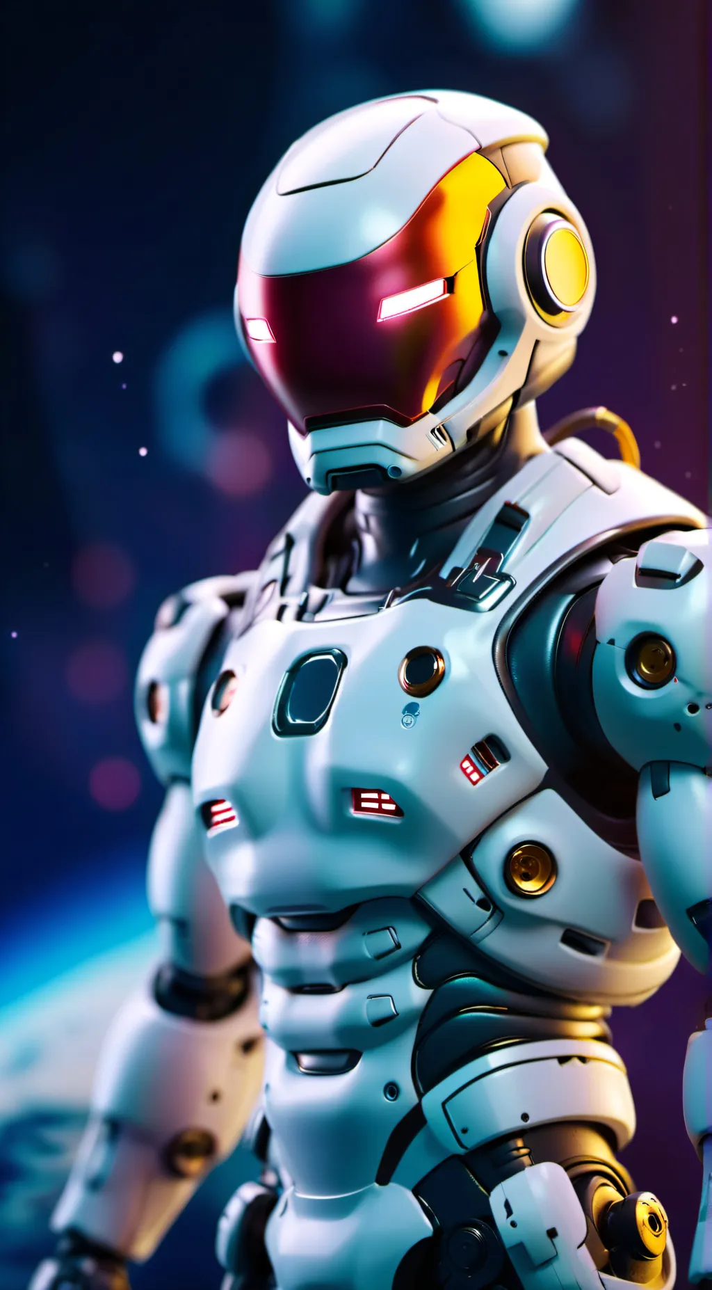 ai character: The rizzler robot background