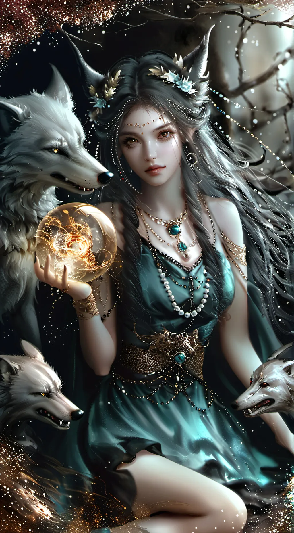 ai character: Michell  background