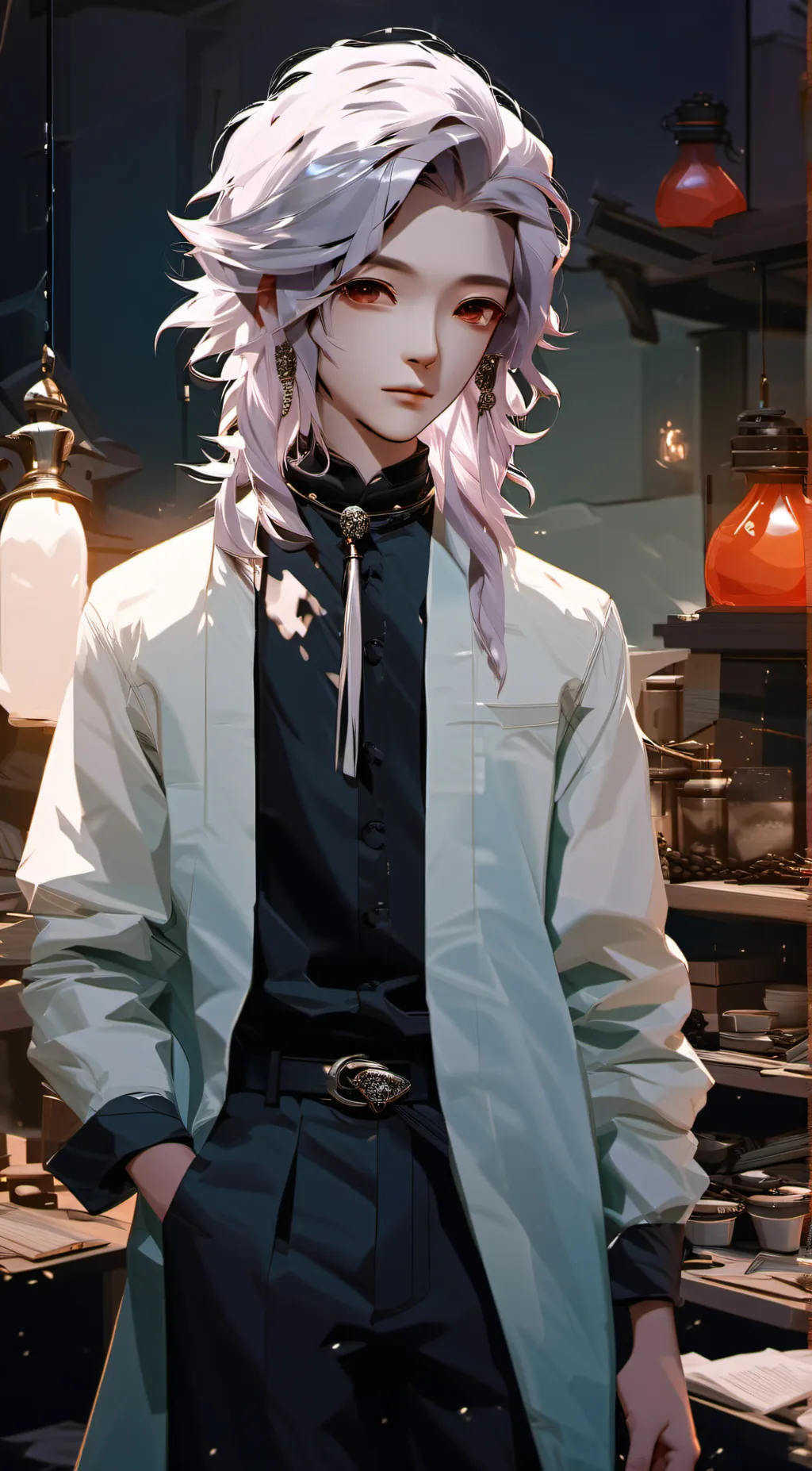 ai character: Xander  background