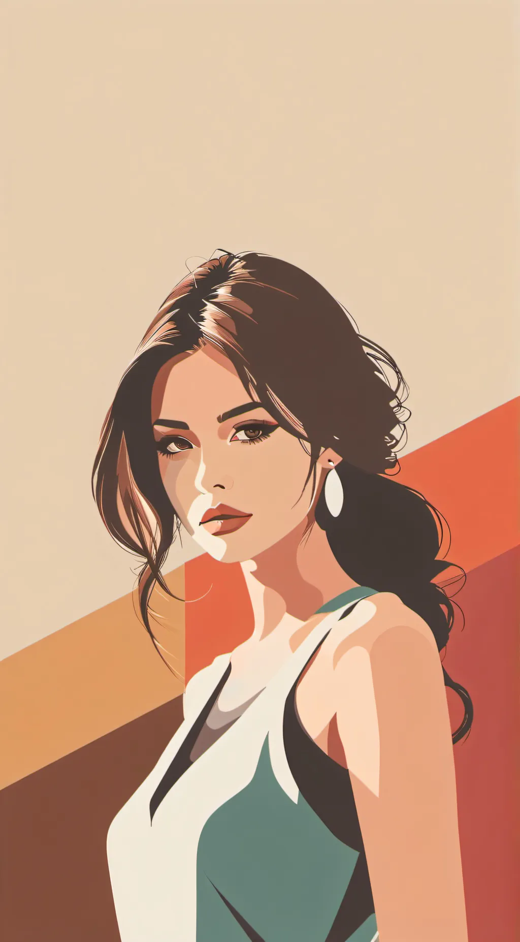 ai character: Katlyn  background
