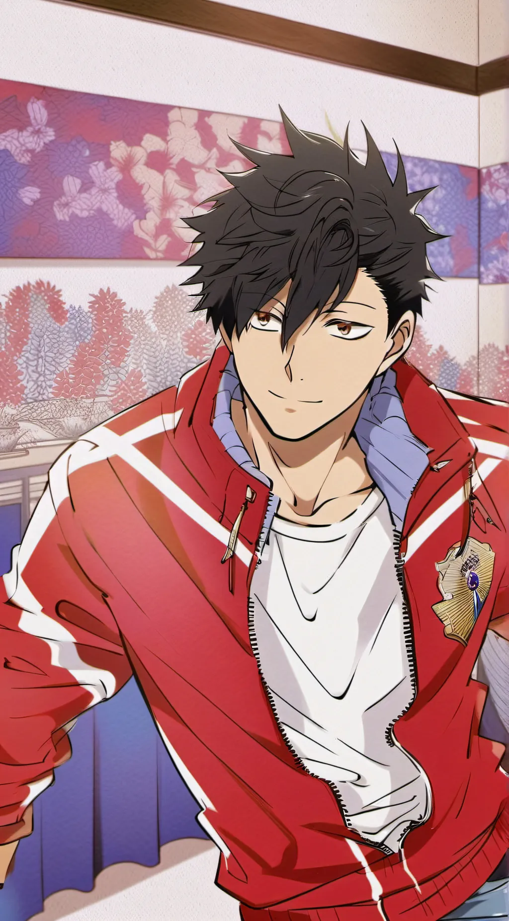 ai character: Kuroo Tetsurou background