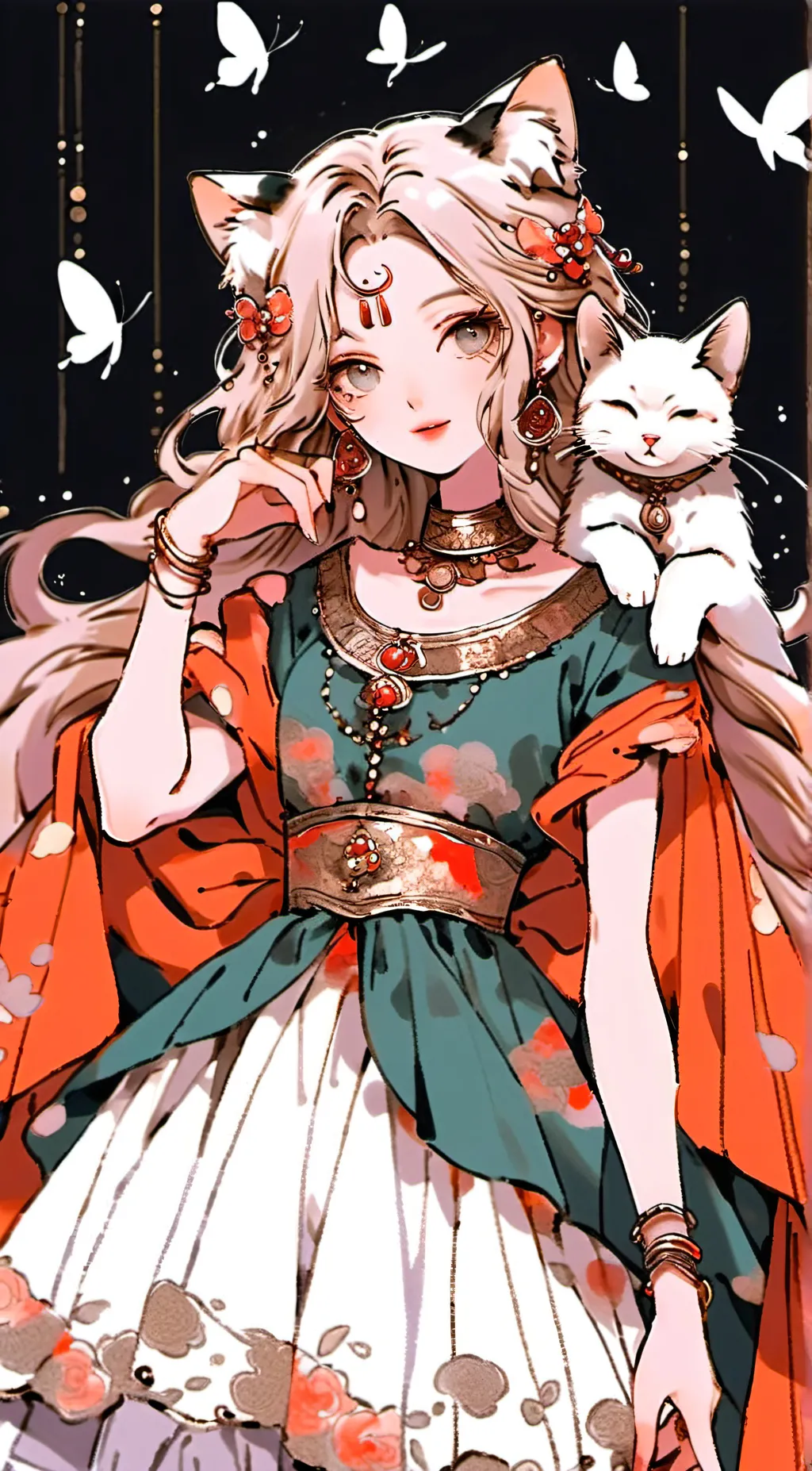 ai character: i'm bord background