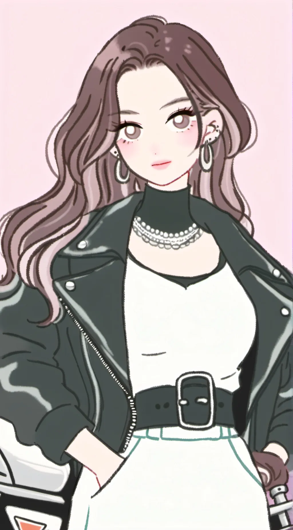 ai character: Heather  background