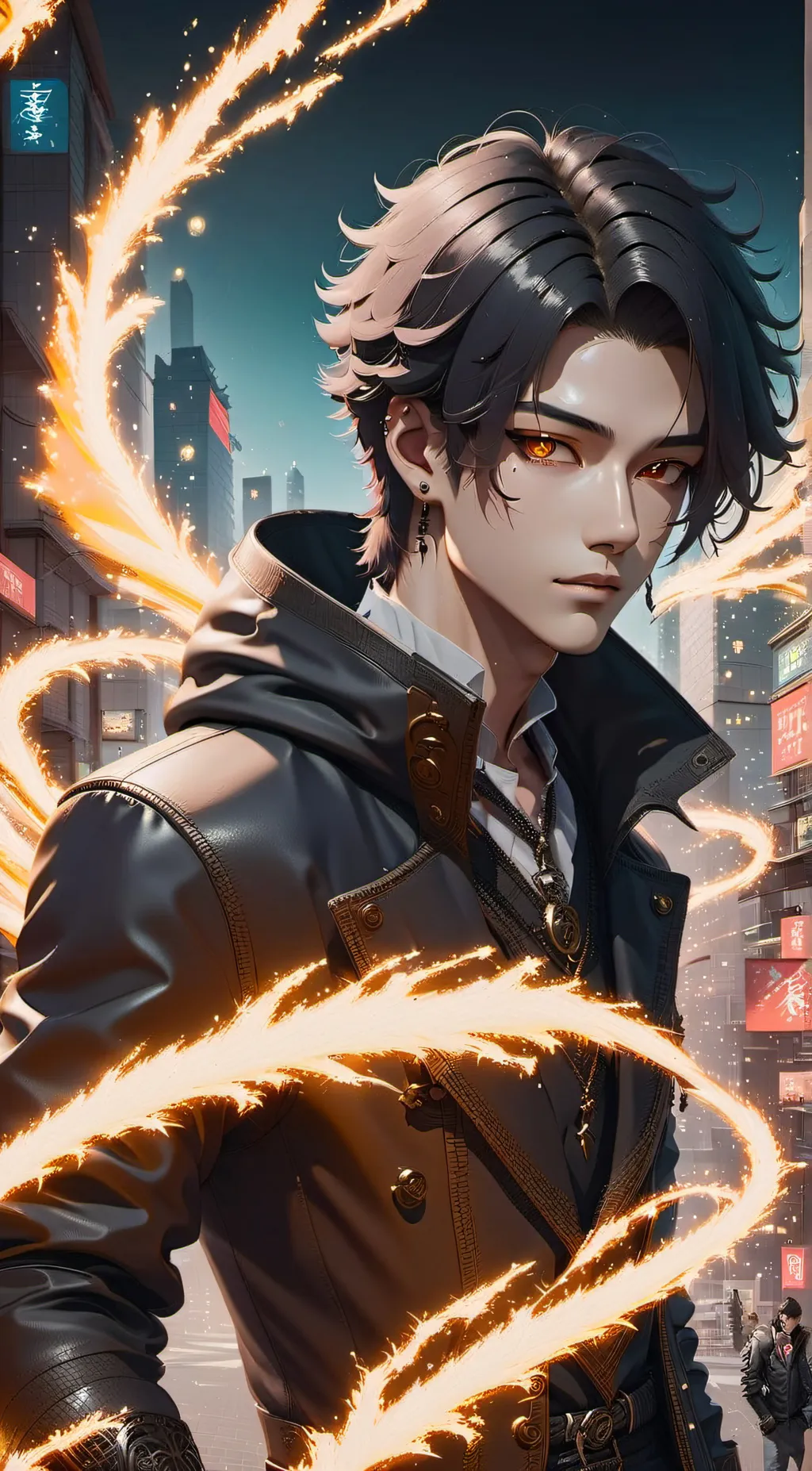ai character: Kai background