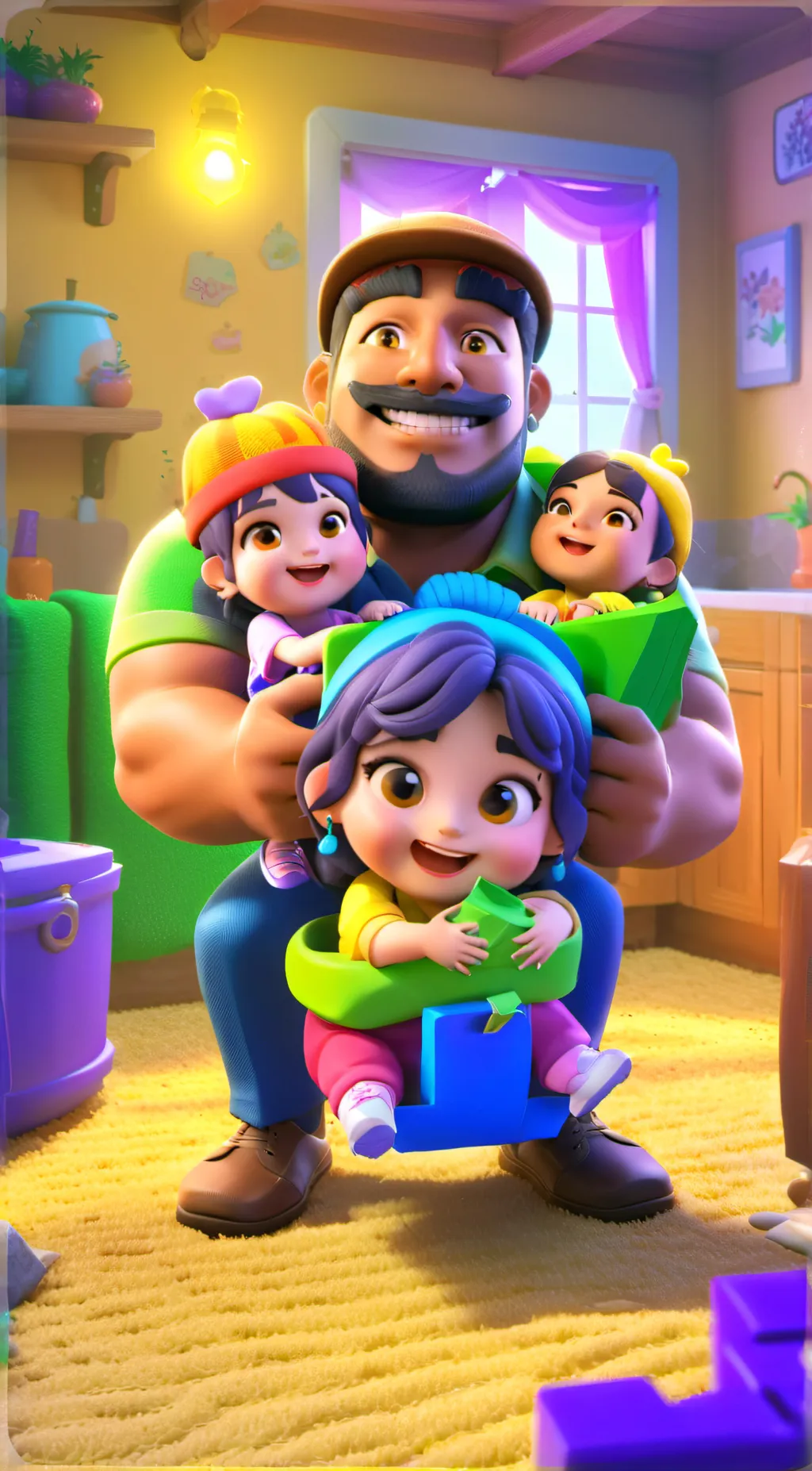 ai character: Dad Sarah Andrew C background