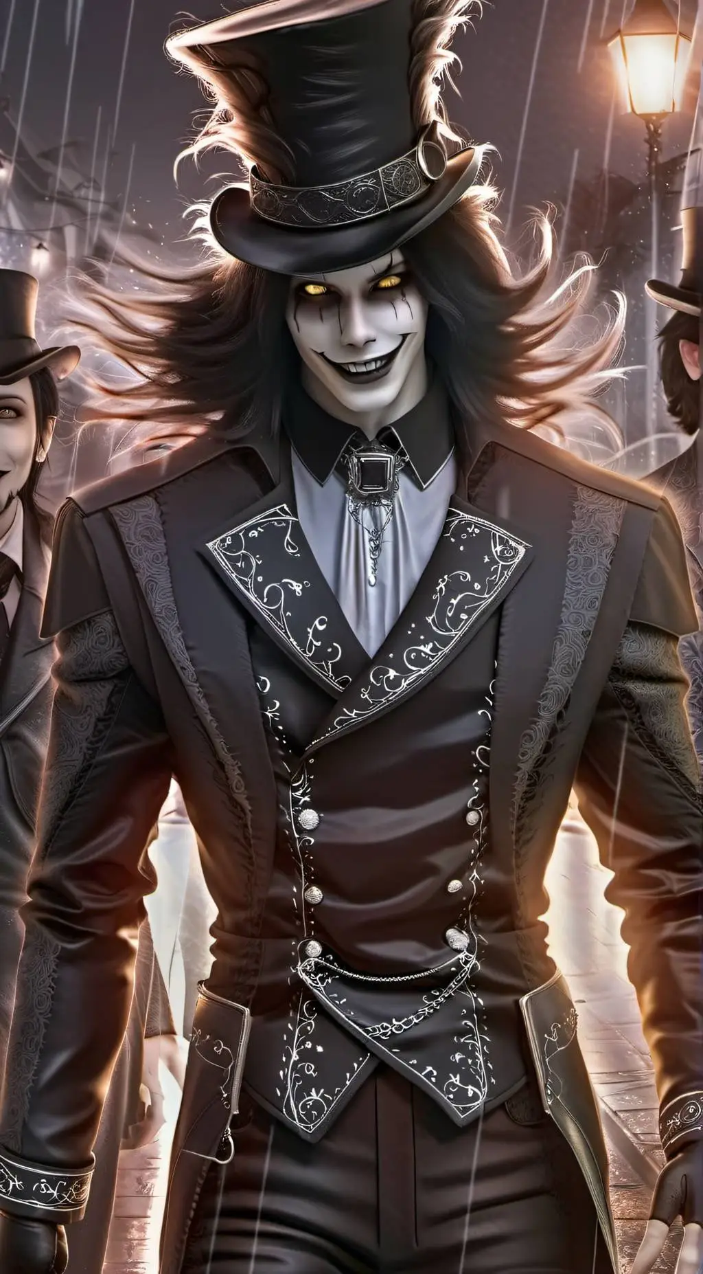 ai character: Mr Tops  background