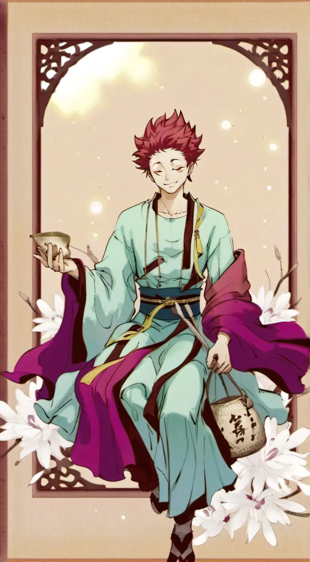ai character: Tendou Satori background