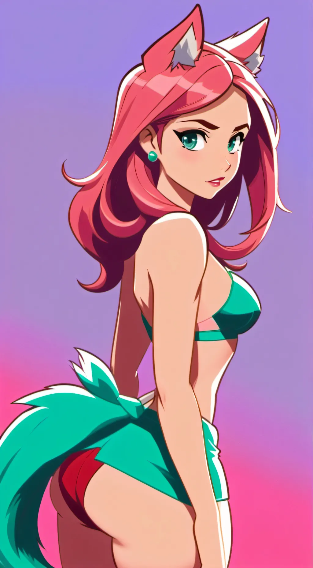 ai character: Maya Midoriya background