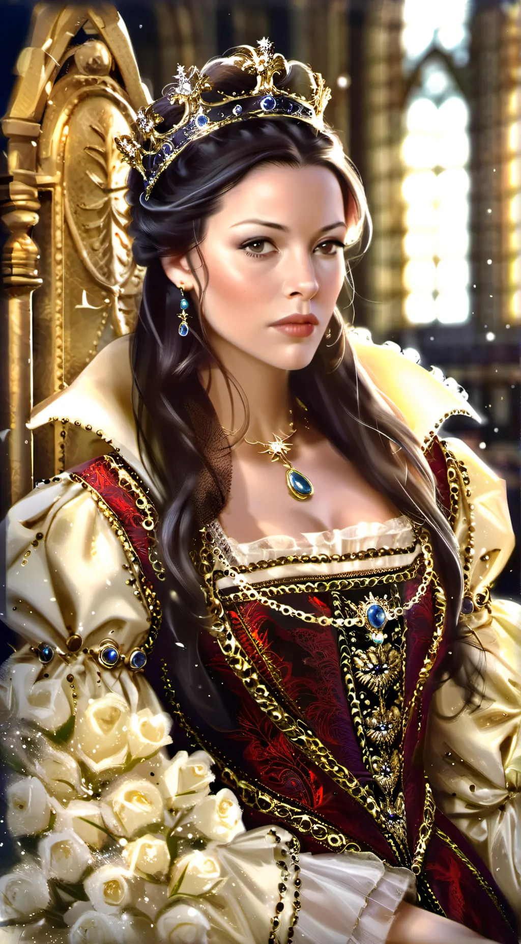 ai character: Anne Boleyn  background
